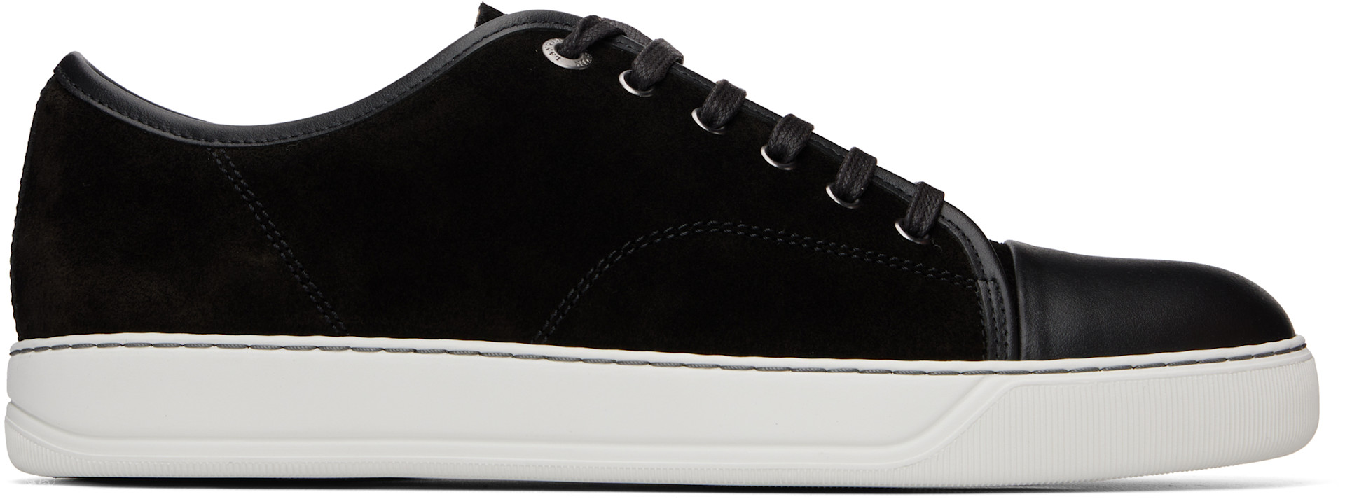 Lanvin - ブラック DBB1 Leather & Suede スニーカー