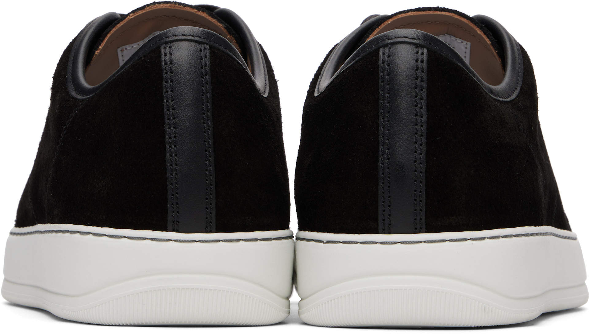 Lanvin - ブラック DBB1 Leather & Suede スニーカー