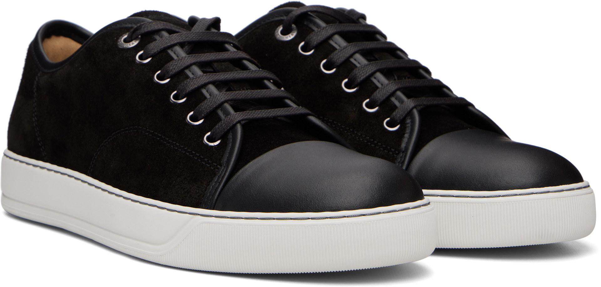 Lanvin - ブラック DBB1 Leather & Suede スニーカー