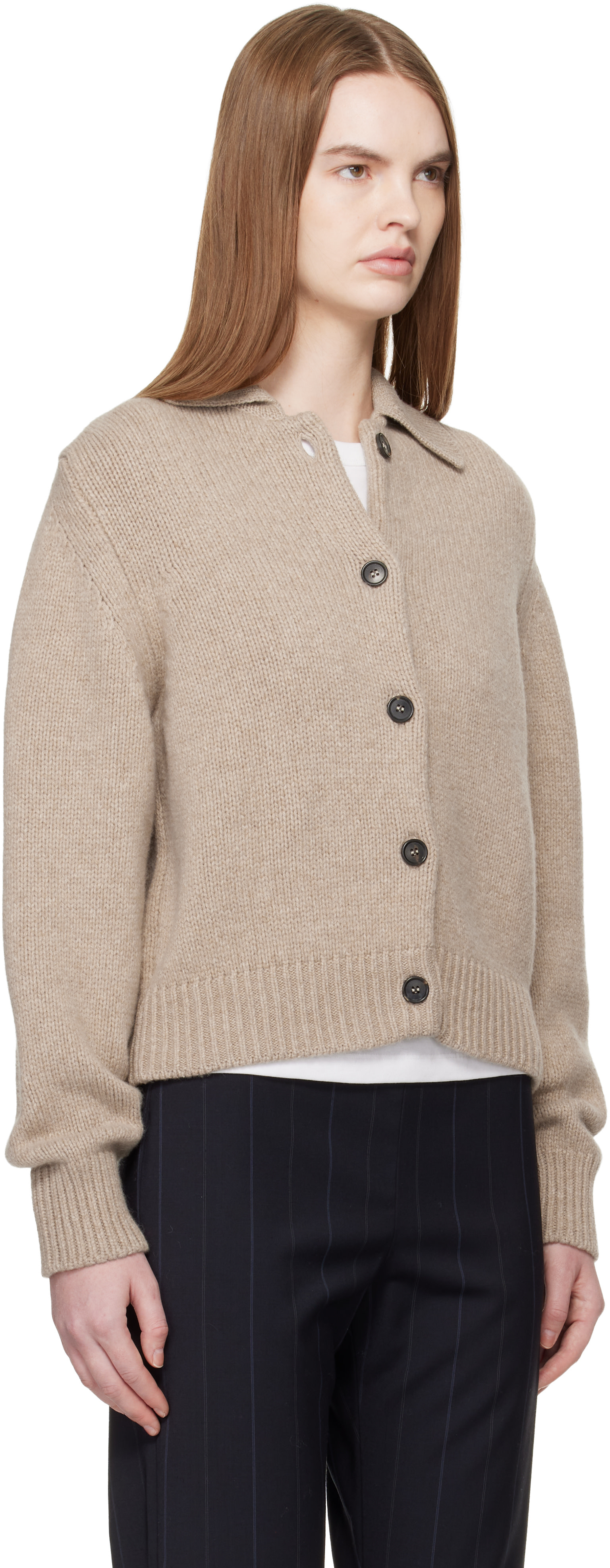 &Daughter - Blouson Winny beige à col