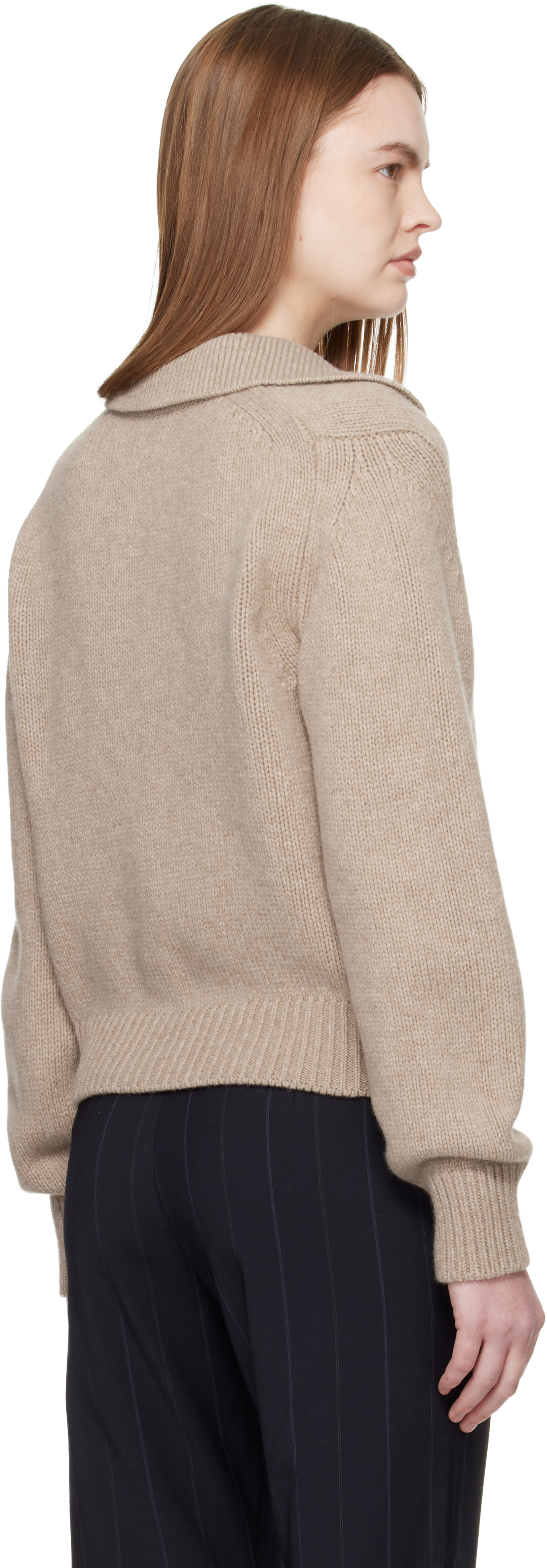 &Daughter - Blouson Winny beige à col