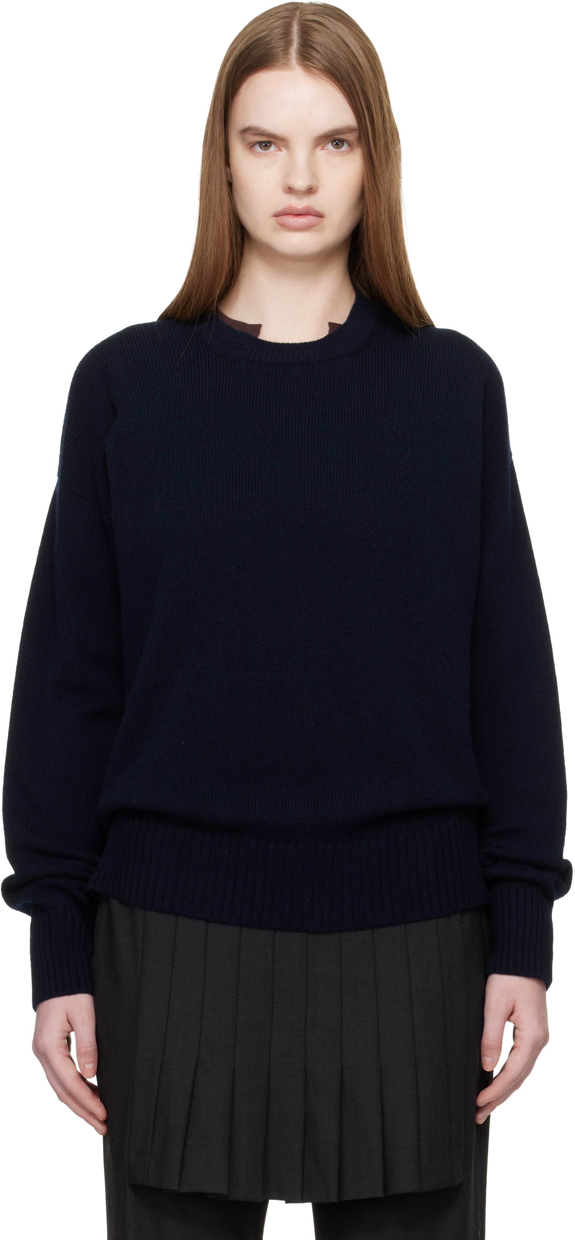 &Daughter - Pull décontracté Innes bleu marine