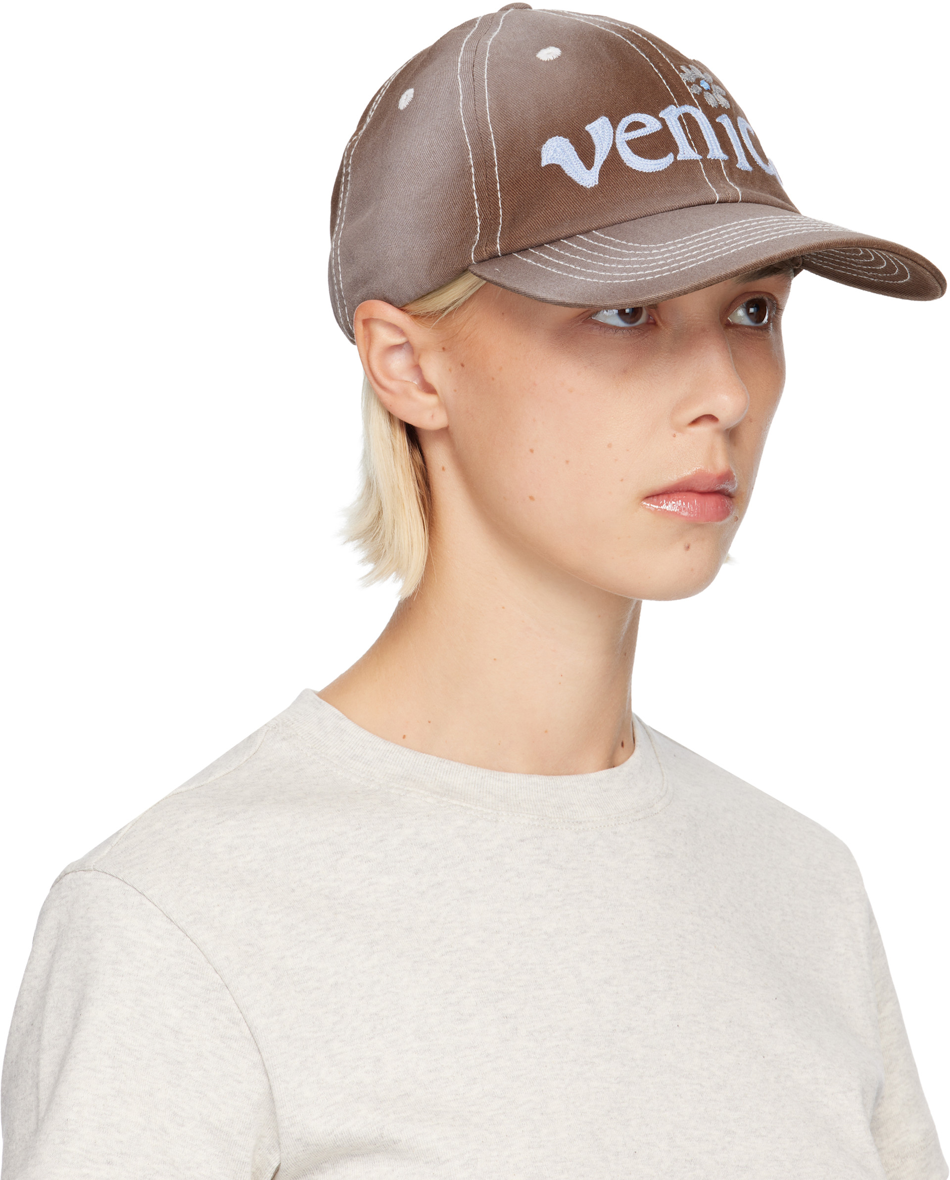 ERL: ブラウン 'Venice' キャップ | SSENSE 日本