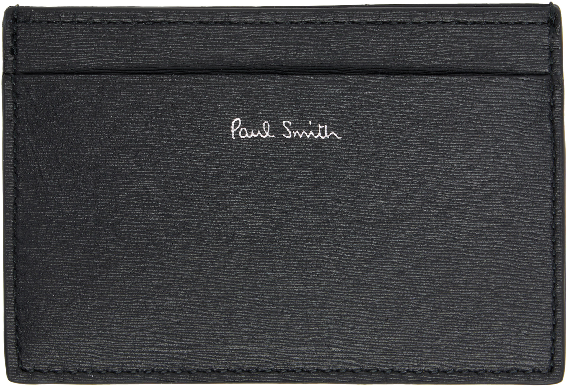 Paul Smith - Black Leather Card Holder