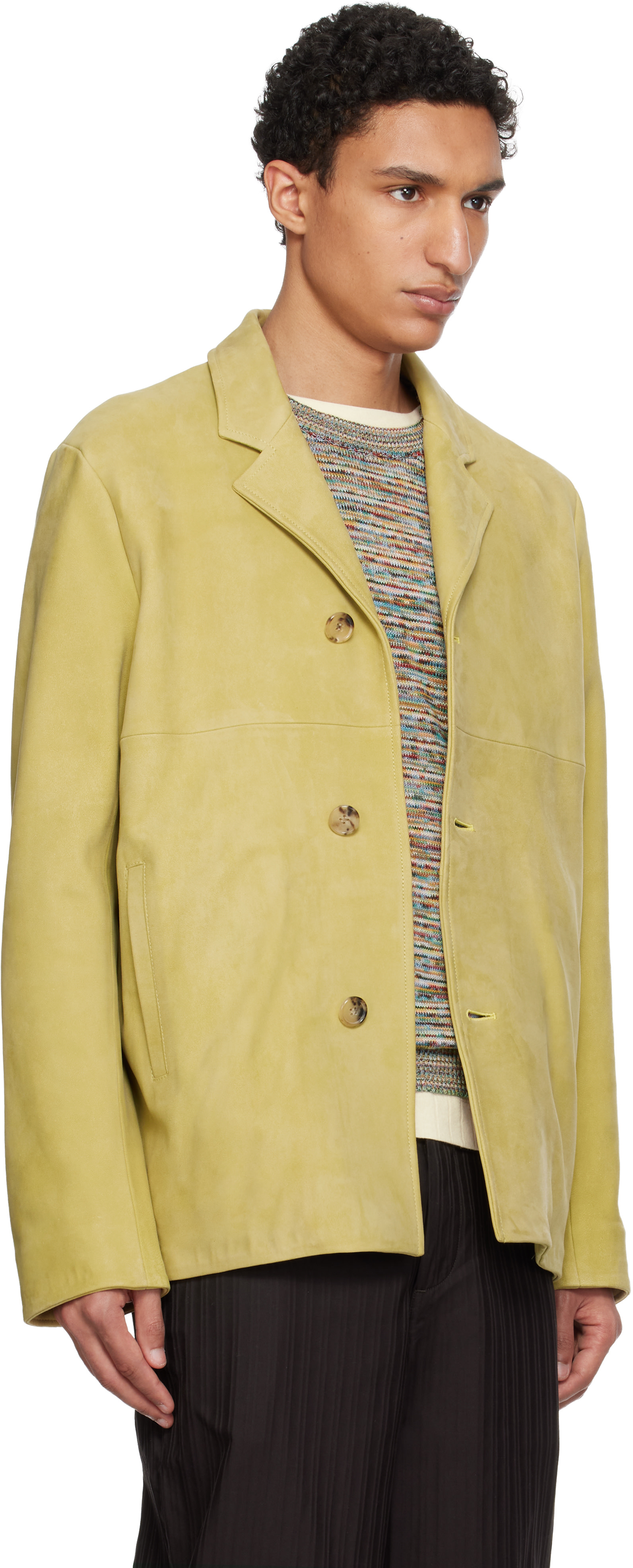 Paul Smith - Blouson brun clair en nubuck
