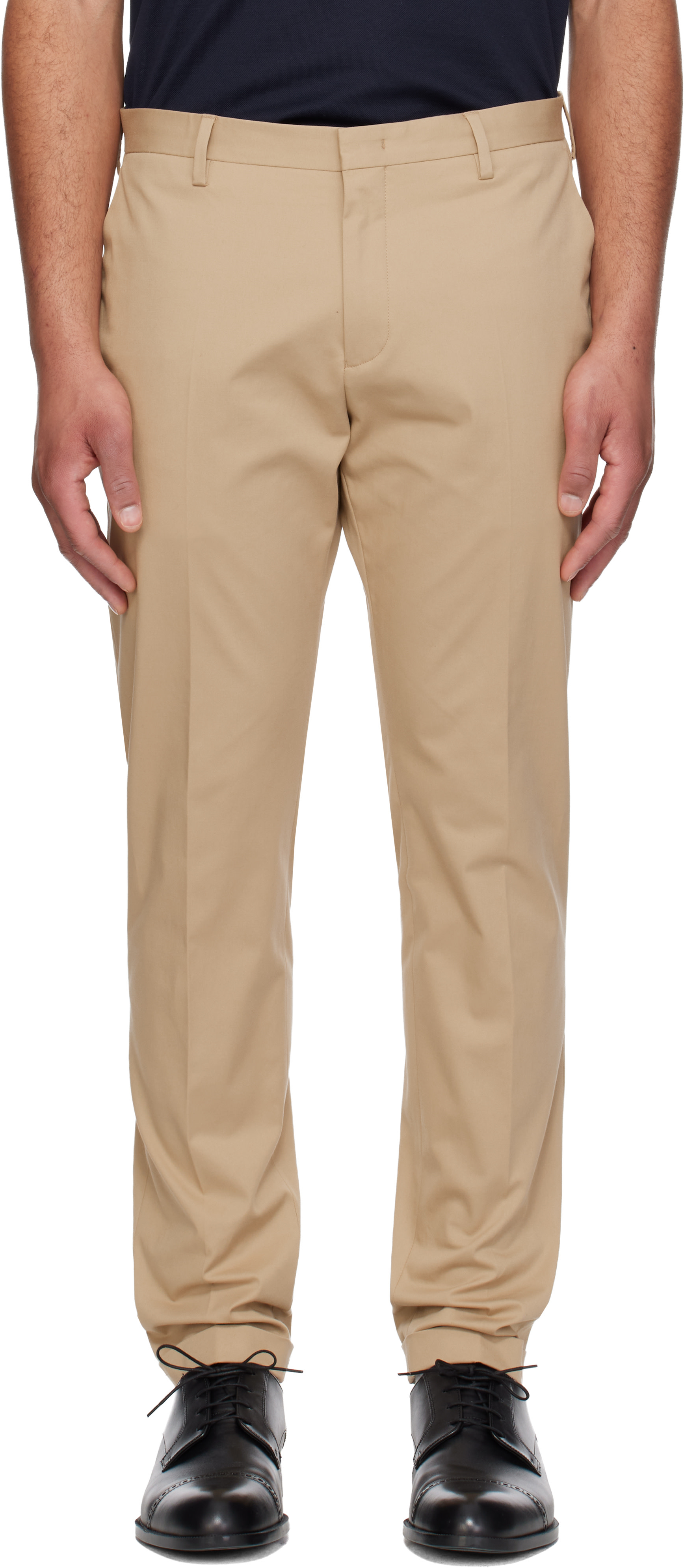 Paul Smith - Beige Slim-Fit Cotton-Stretch Chino Trousers