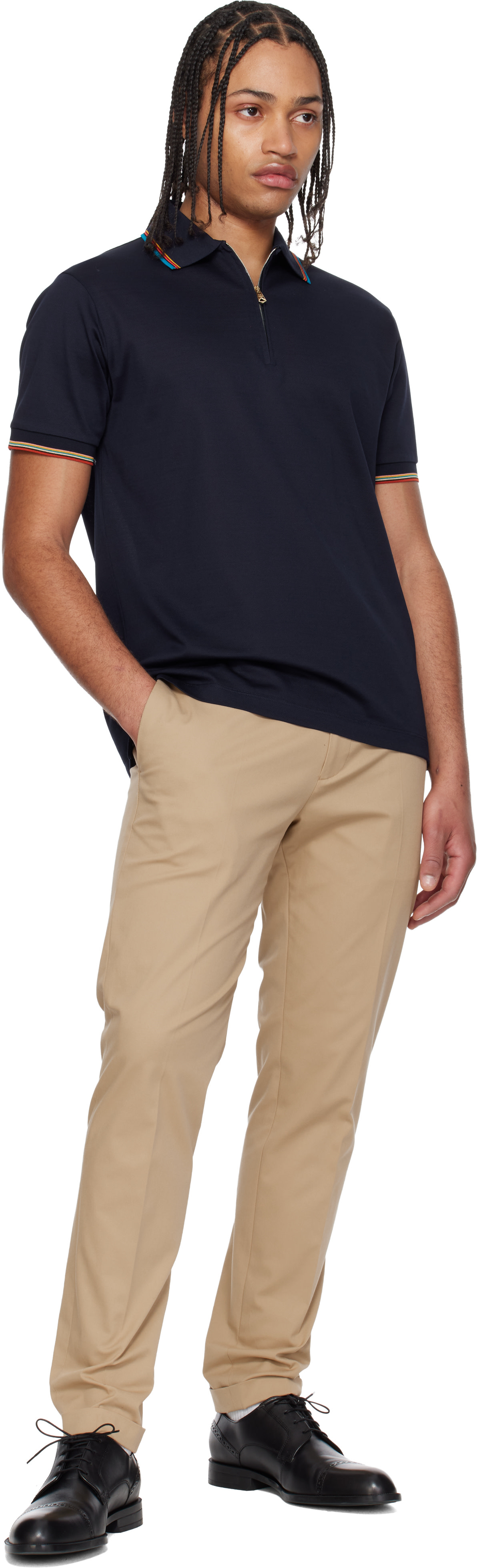 Paul Smith - Beige Slim-Fit Cotton-Stretch Chino Trousers