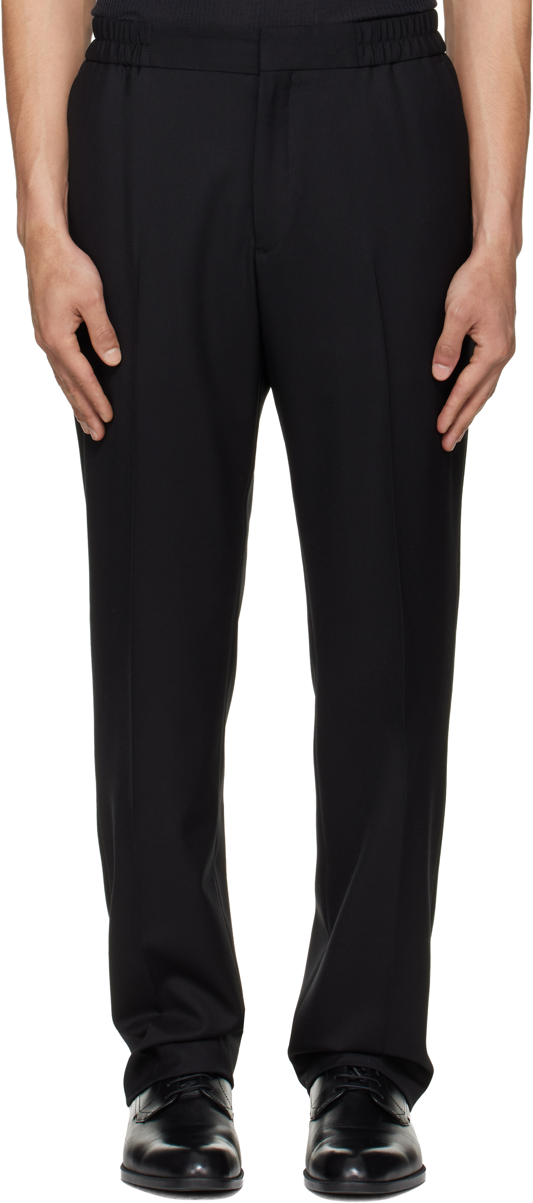Paul Smith - Black 'A Suit To Travel In' Elasticated-Waist Trousers