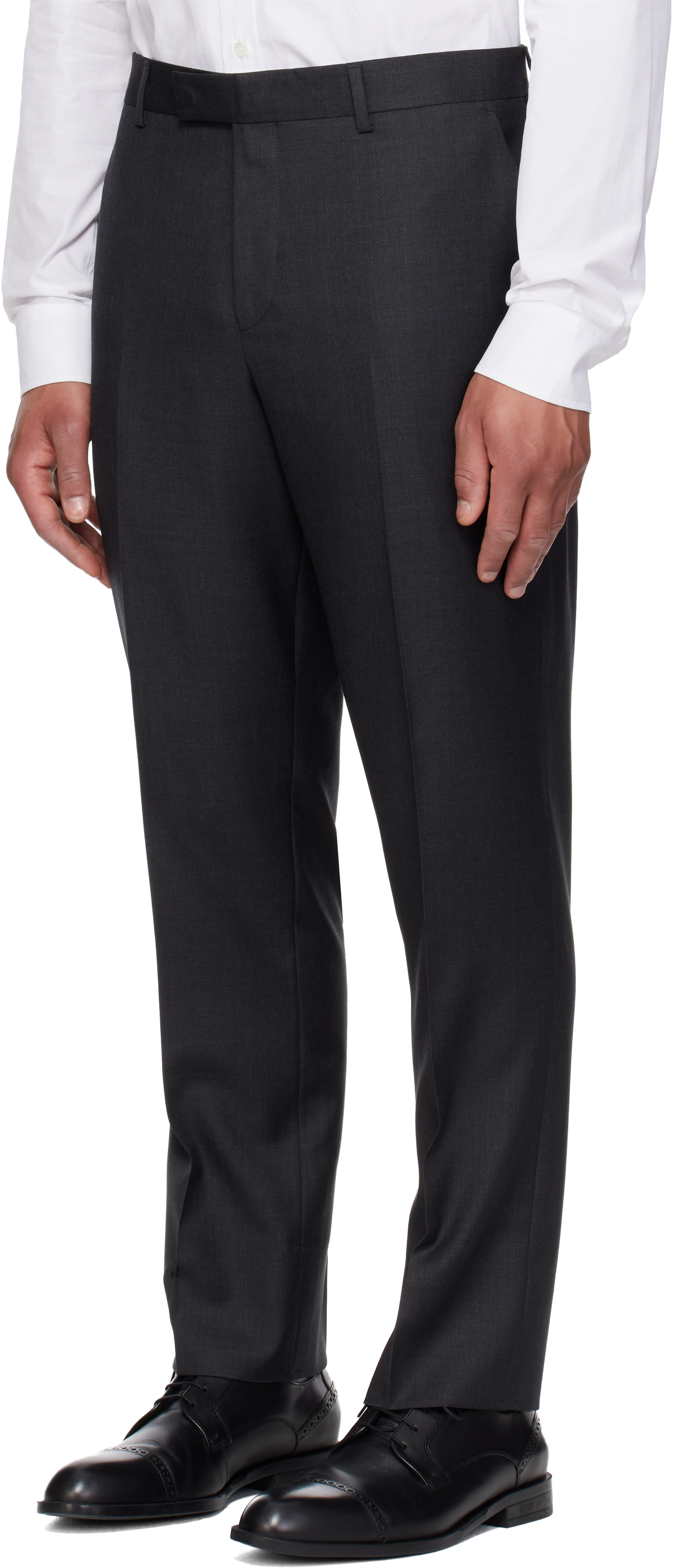 Paul Smith: Black Tailored Two Button Suit | SSENSE