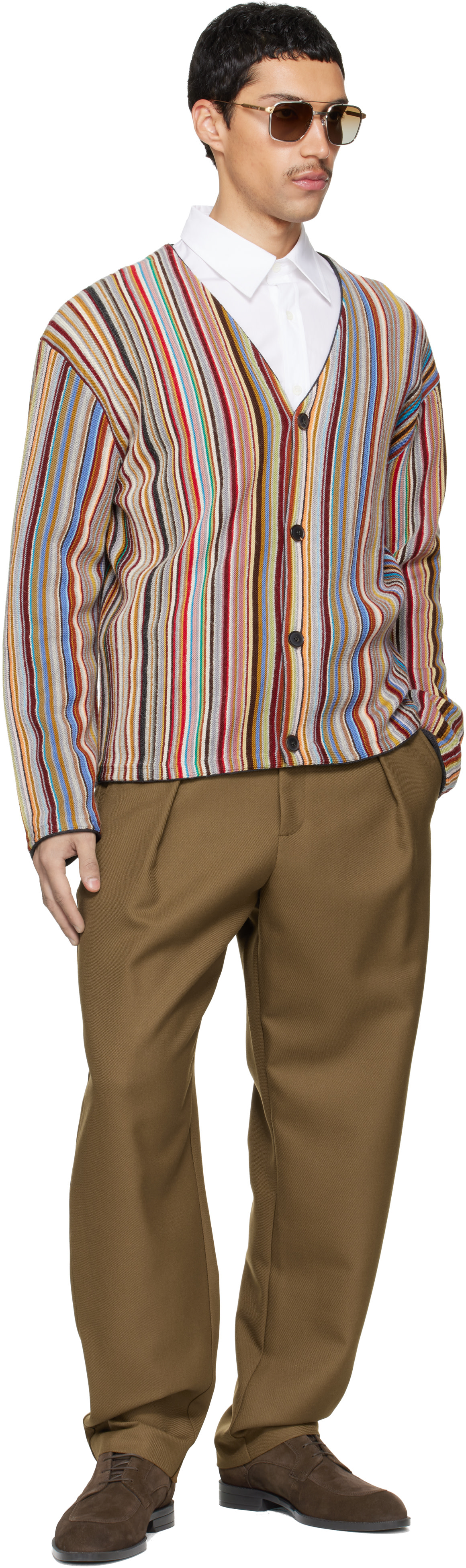 Paul Smith: Multicolor 'Signature Stripe' Merino Wool-Blend
