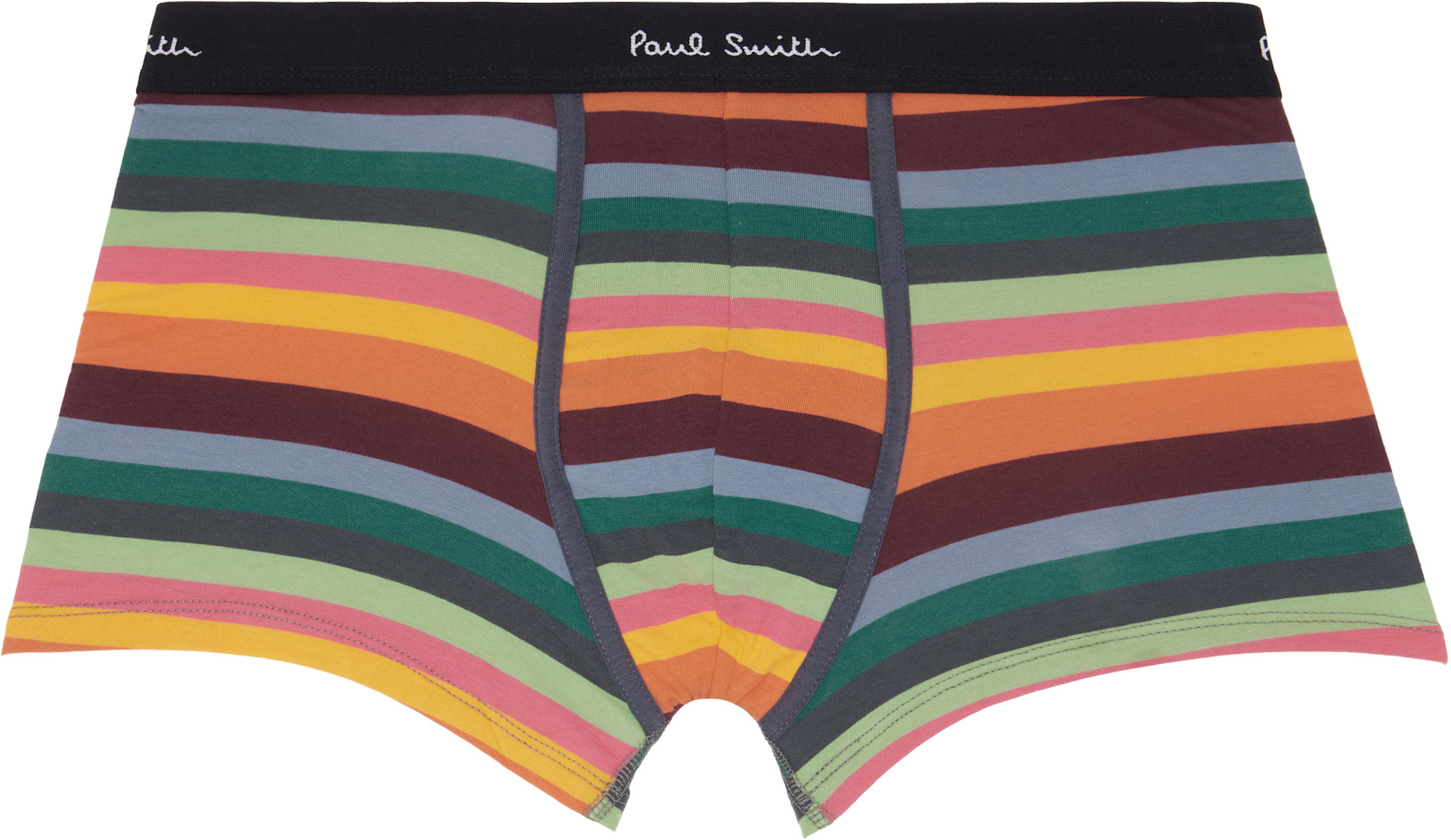 Paul Smith - Seven-Pack Multicolor Organic 'Artist Stripe' Boxer Briefs