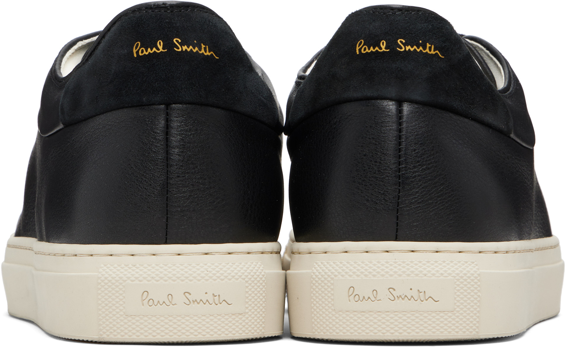 Paul Smith - Baskets Basso noires en cuir