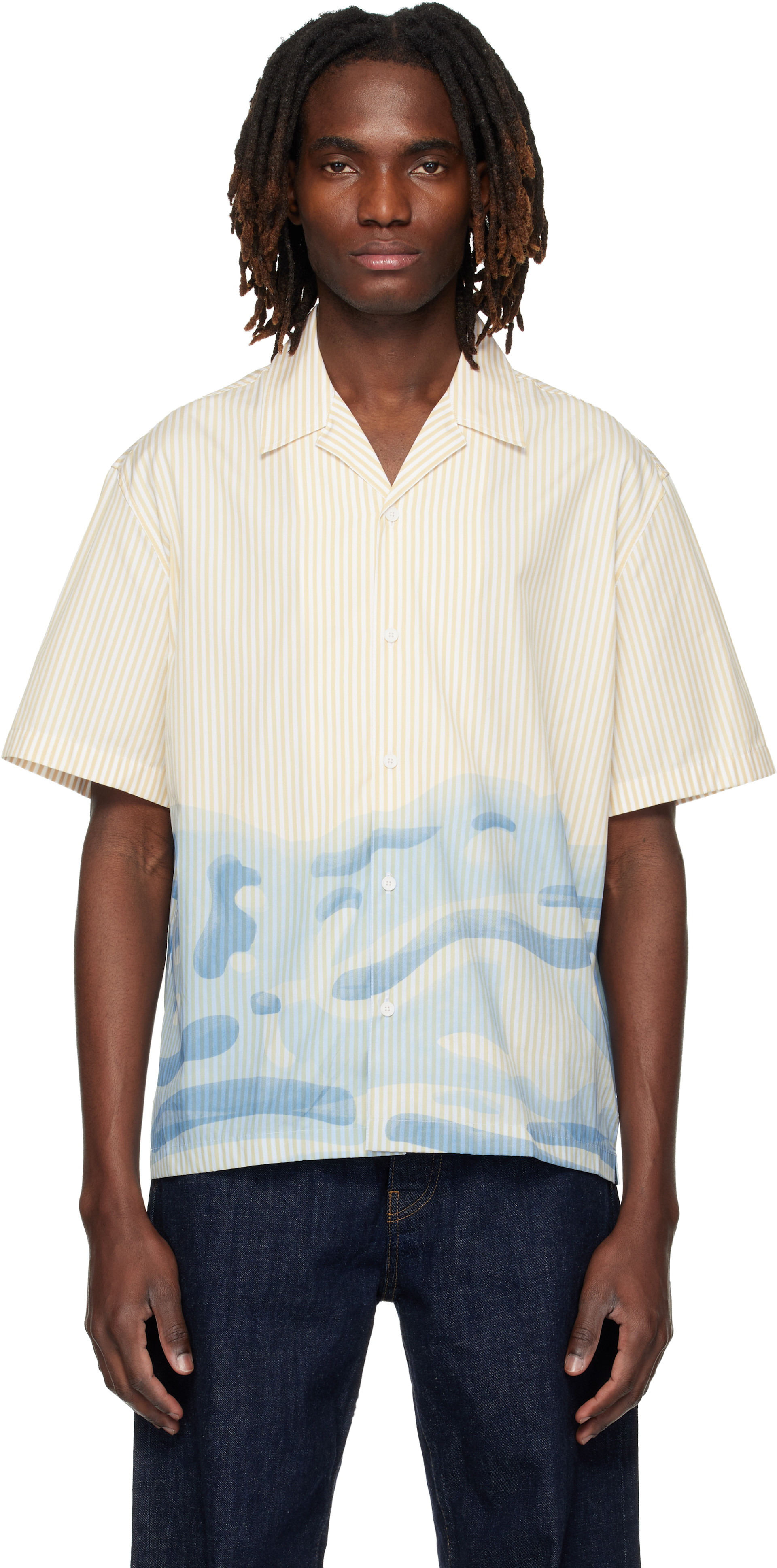lacoste dress shirt Men's Regular Fit Striped Pinpoint - 15 Button closure Lacoste Men's Buttoned Collar Oxford