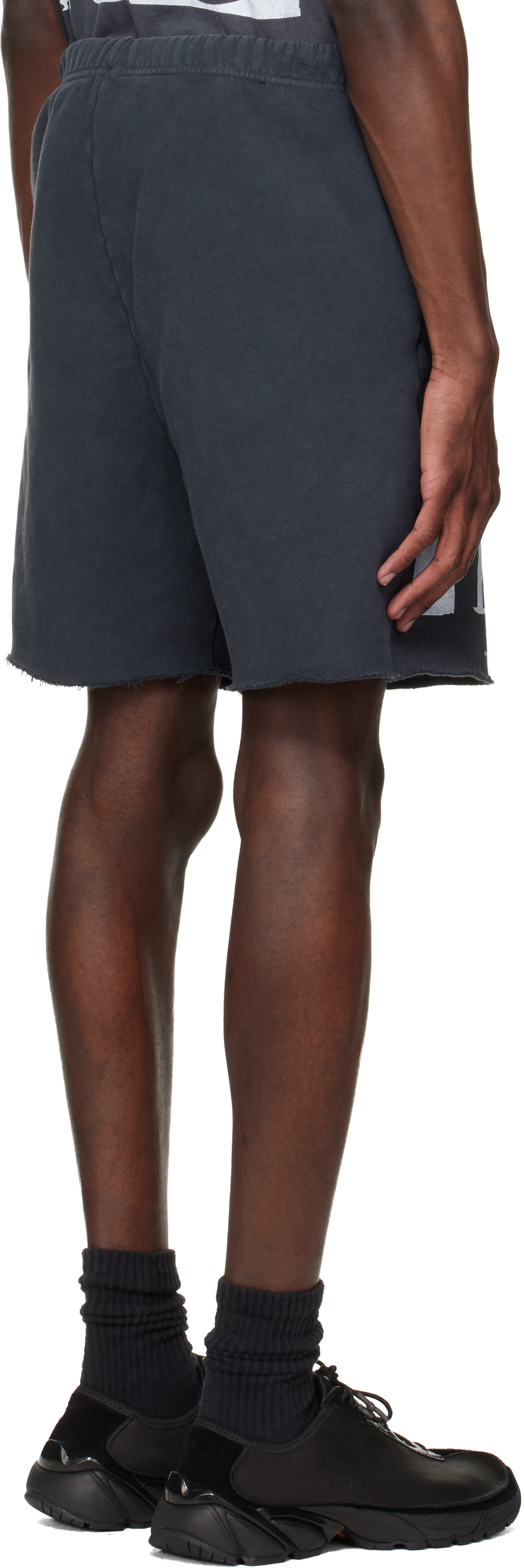 Rivington Roi Rebis: Black Membership USO Shorts | SSENSE
