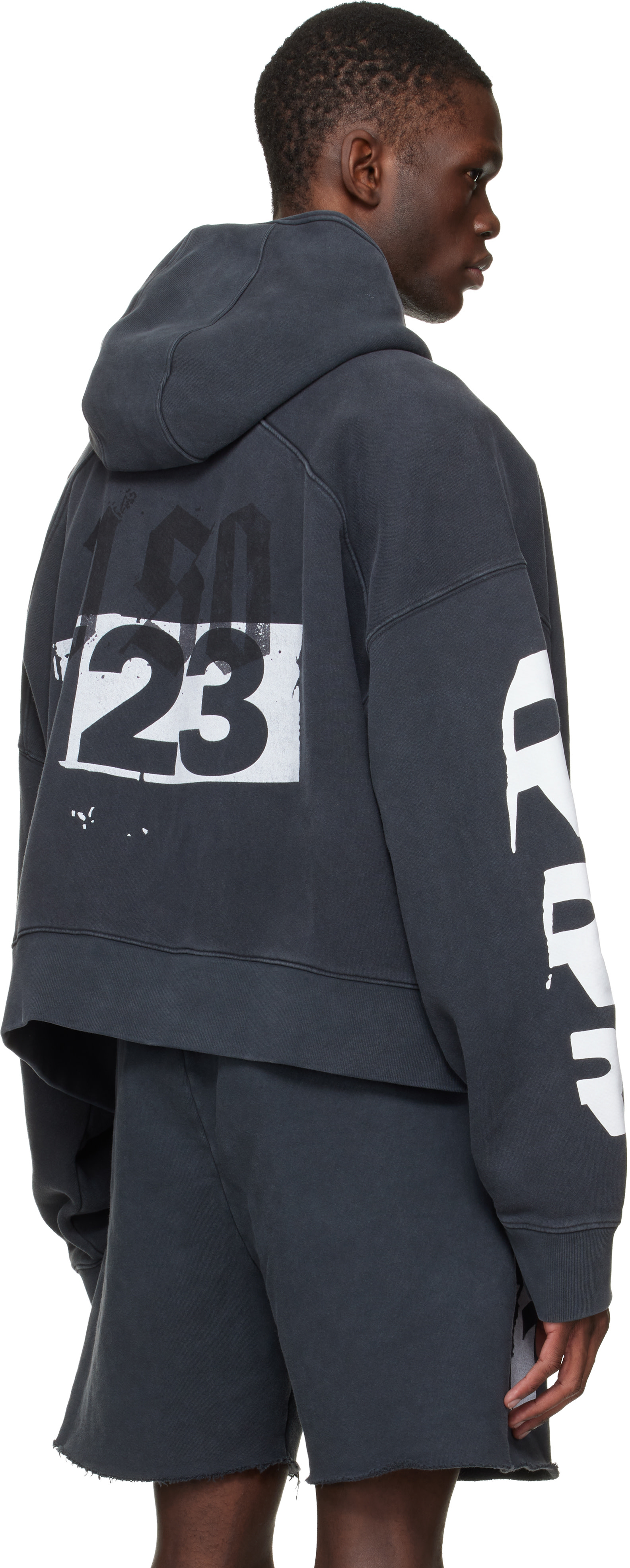 RIVINGTON roi Rebis パーカー Sサイズ Rivington Roi Rebis: Black Membership USO Zip Hoodie | SSENSE