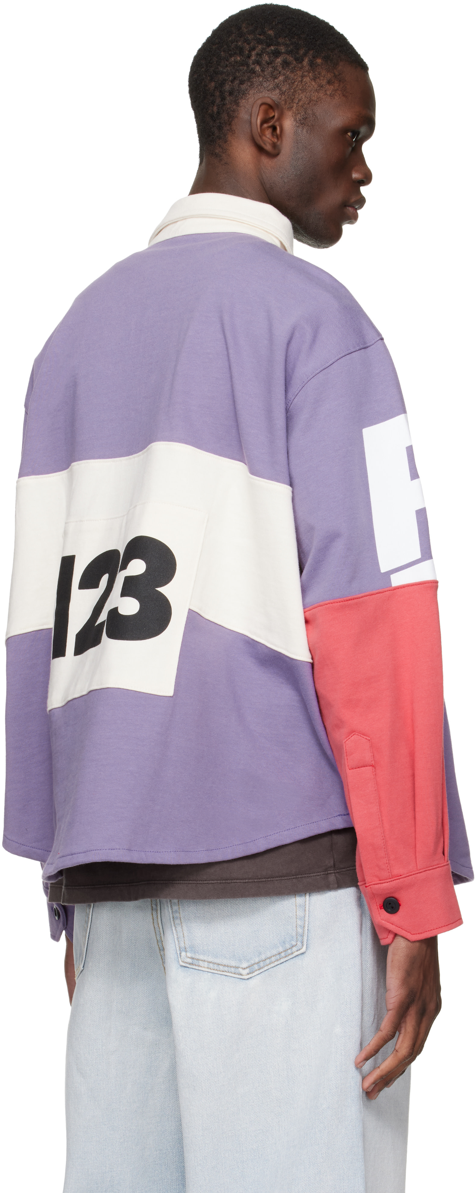 Rivington Roi Rebis: Purple Apocrypha Rugby Polo | SSENSE