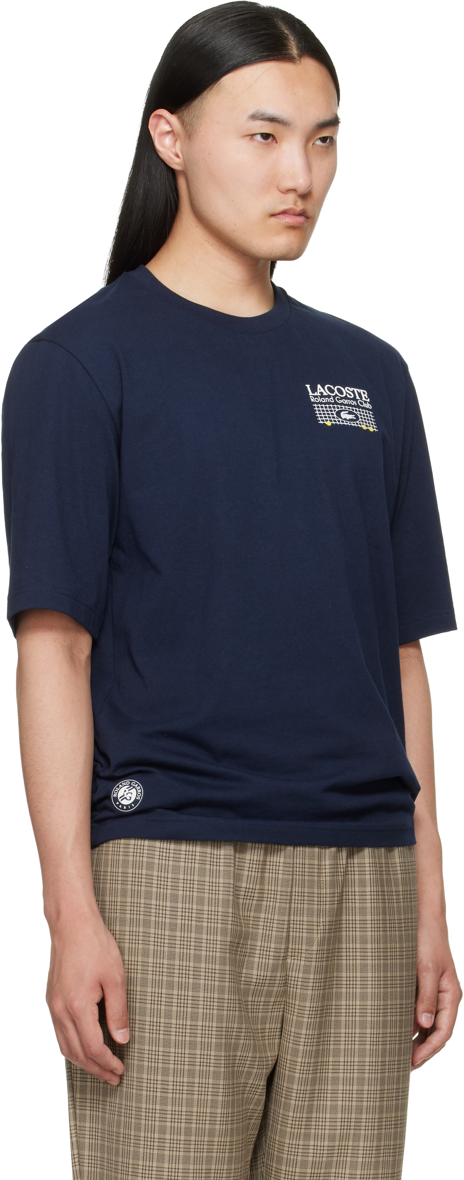Lacoste: ネイビー Roland-Garrosエディション グラフィックTシャツ