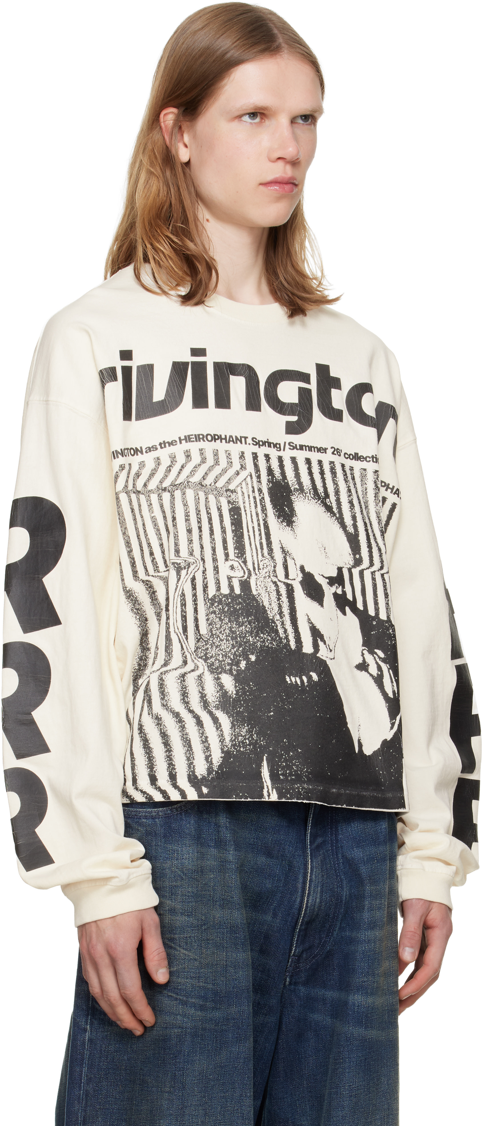 Rivington Roi Rebis: Off-White Isness CVA Long Sleeve T-shirt | SSENSE