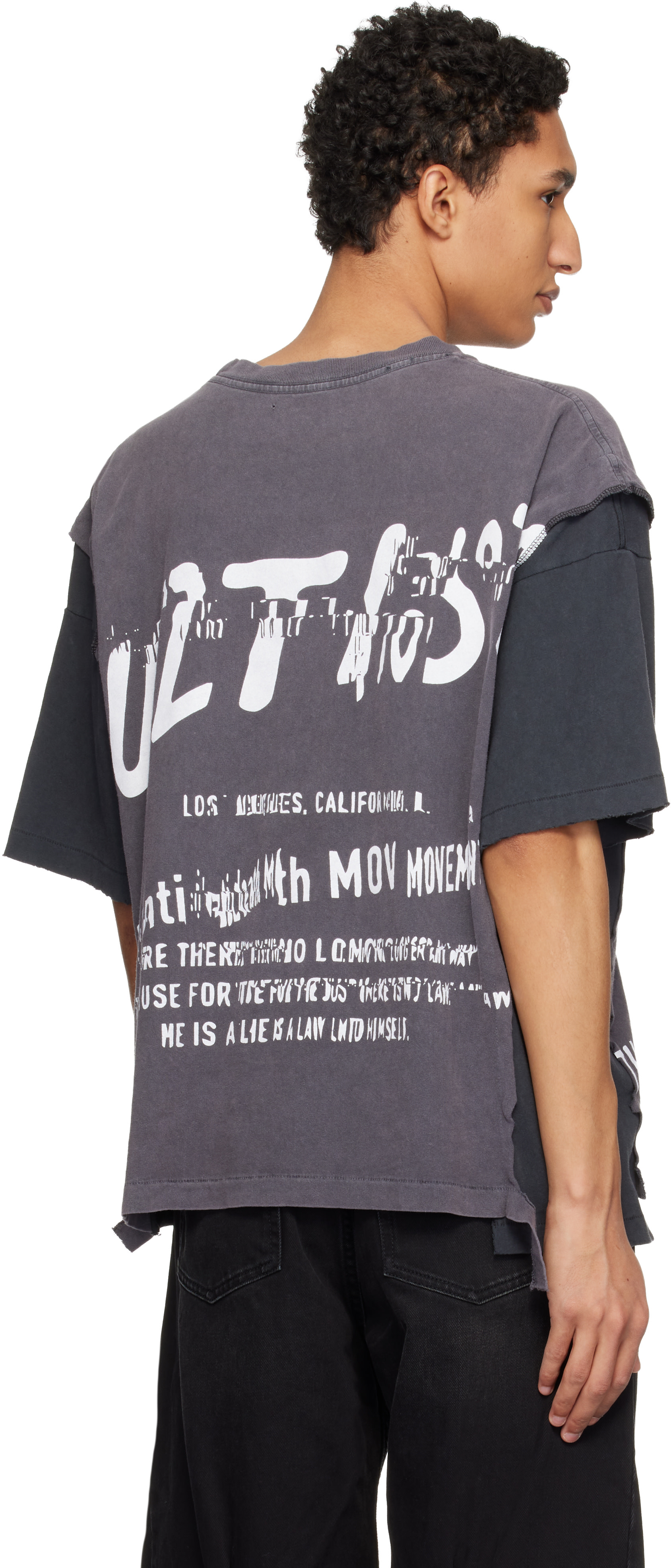 Rivington Roi Rebis: グレー Moda Apocrypha Quad Tシャツ | SSENSE 日本