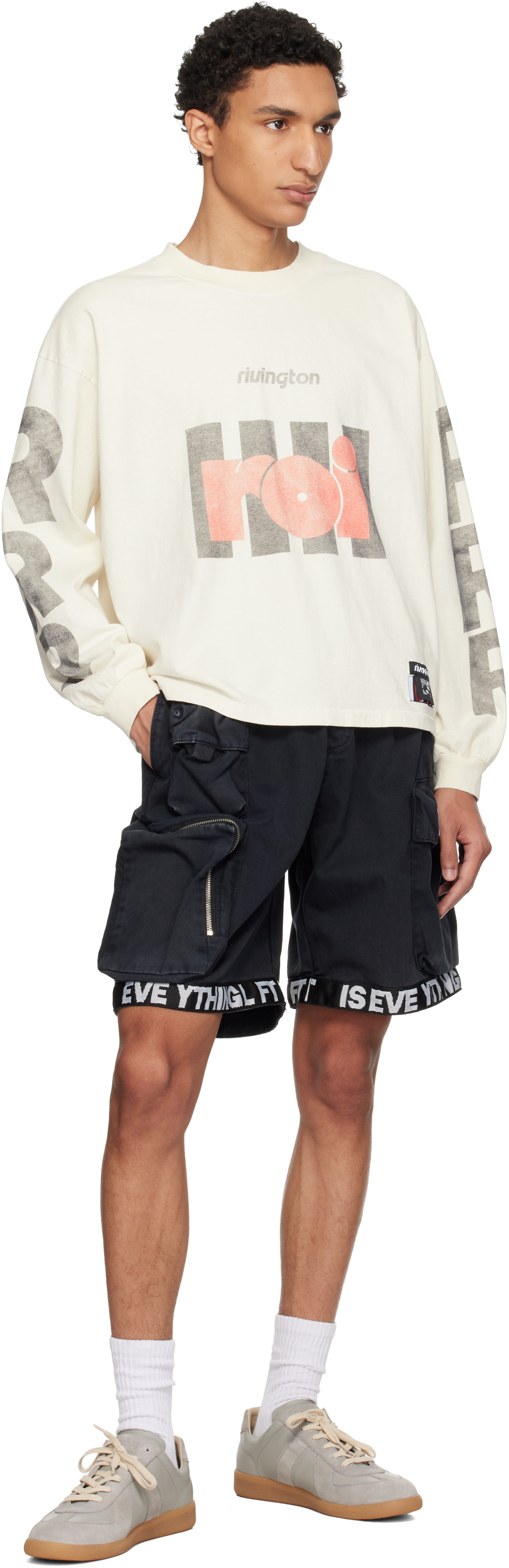 Rivington Roi Rebis: Off-White 'Roi' Garden Long Sleeve T-shirt