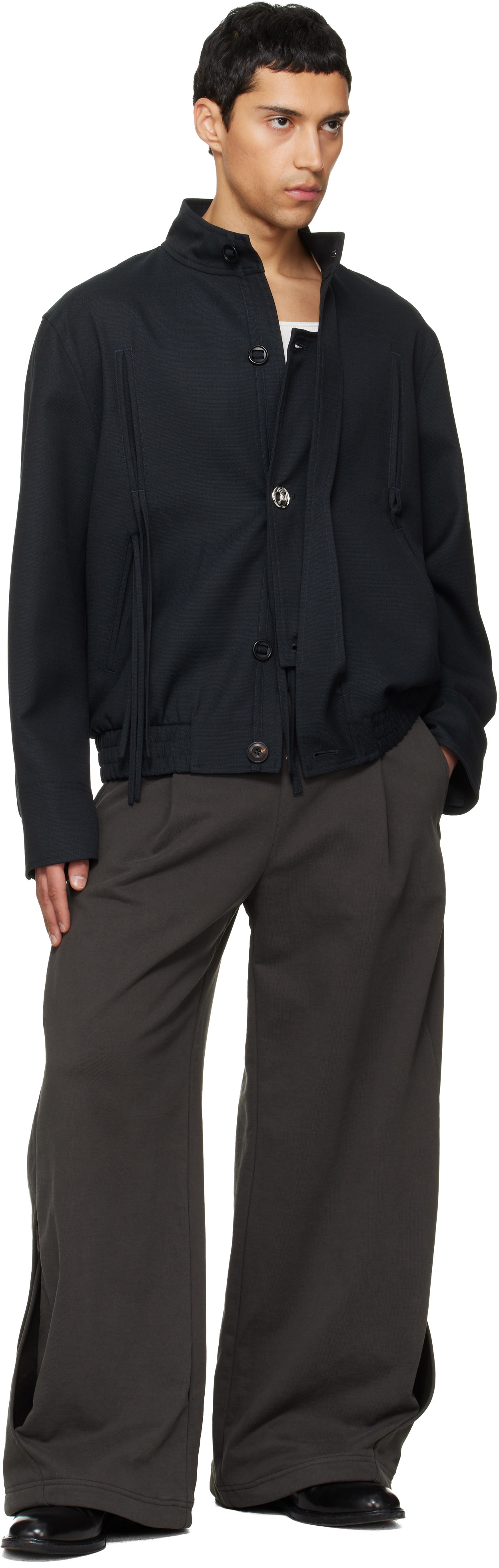 NULLUS - Navy Harrington Jacket