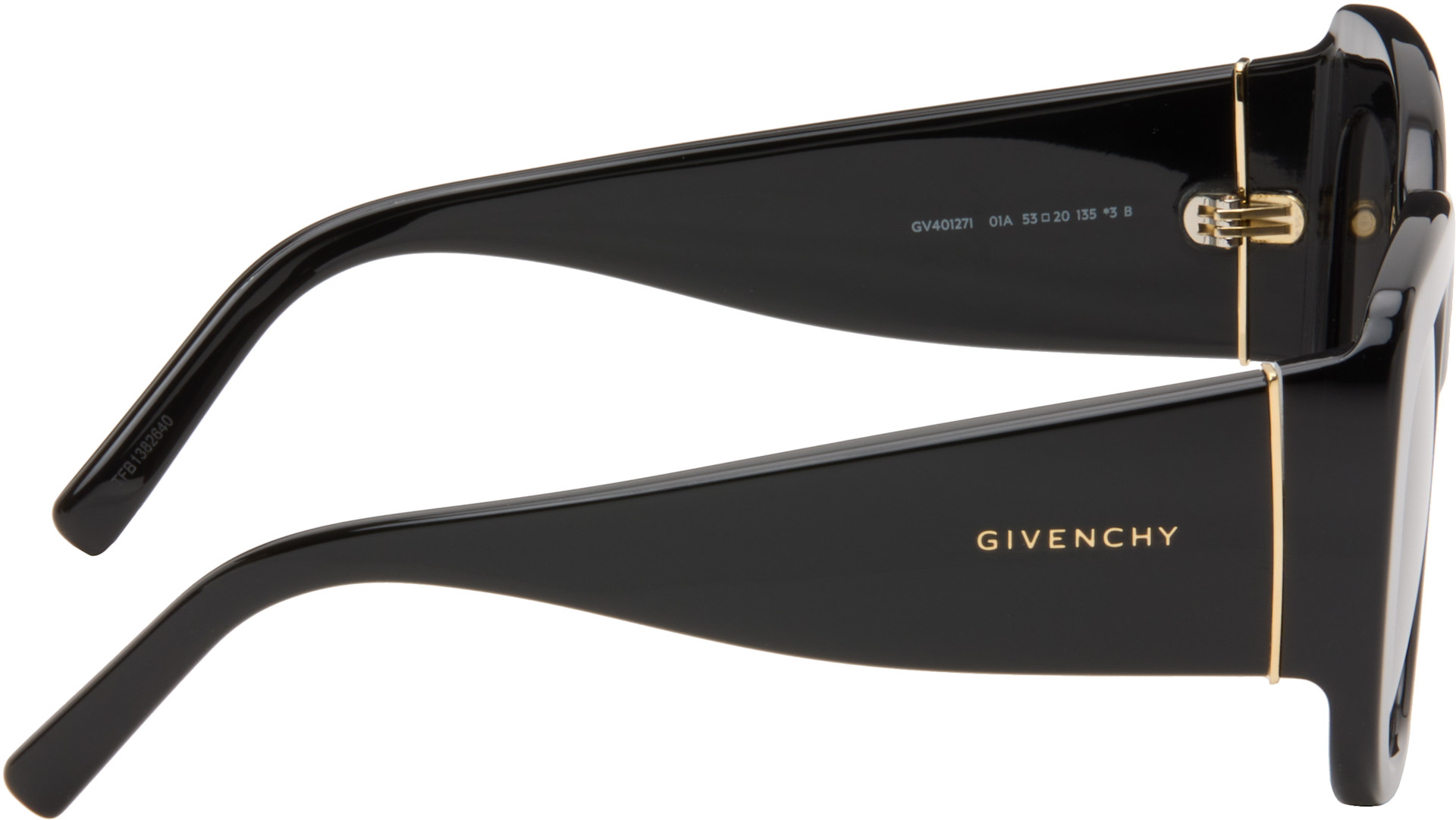 Givenchy: ブラック Bold サングラス | SSENSE 日本