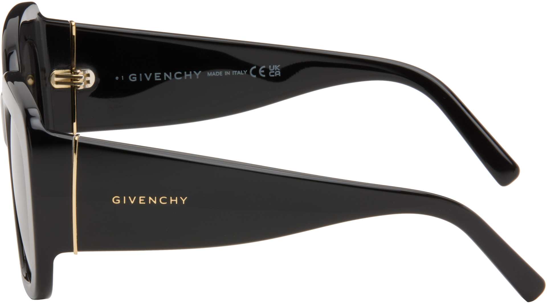 Givenchy: ブラック Bold サングラス | SSENSE 日本
