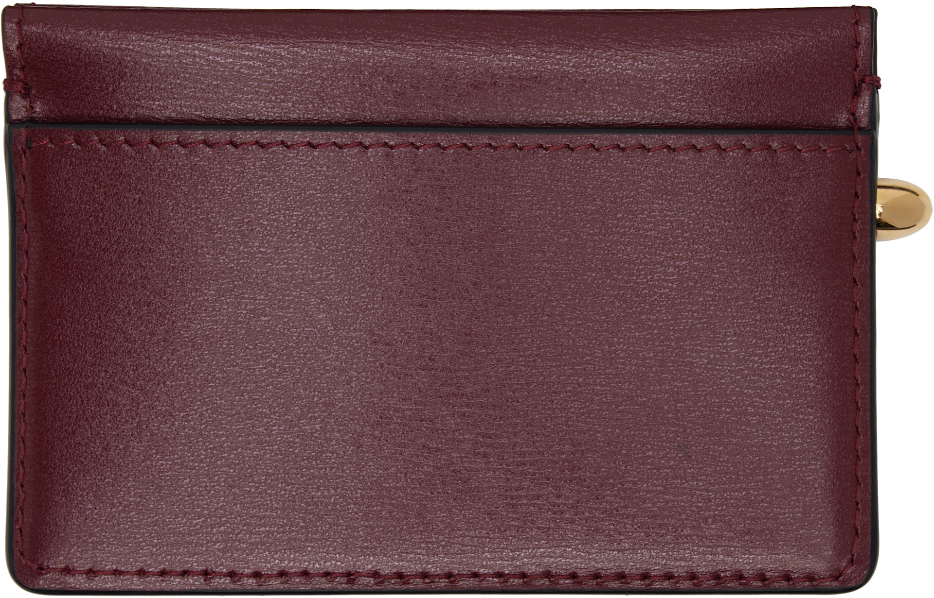 Givenchy - Porte-carte bourgogne à ferrure