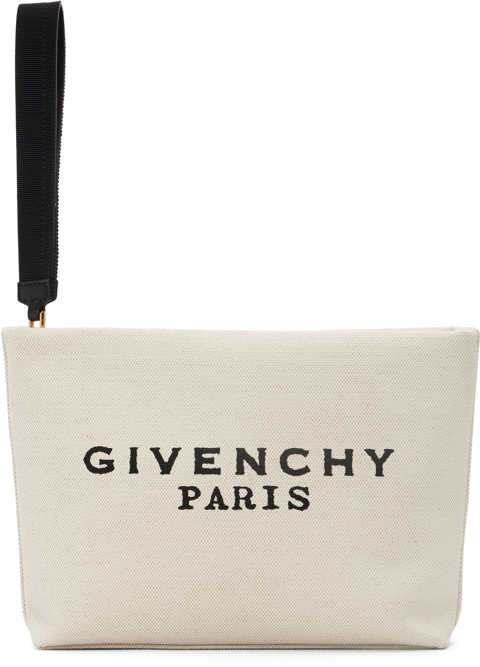 Givenchy - 오프 화이트 지방시 캔버스 파우치