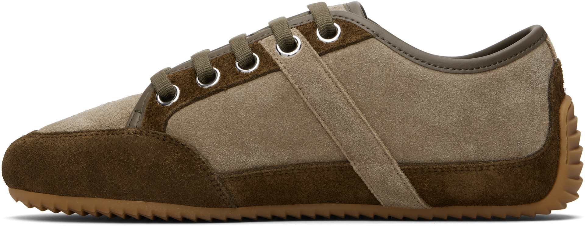 Givenchy - Baskets étroites brunes