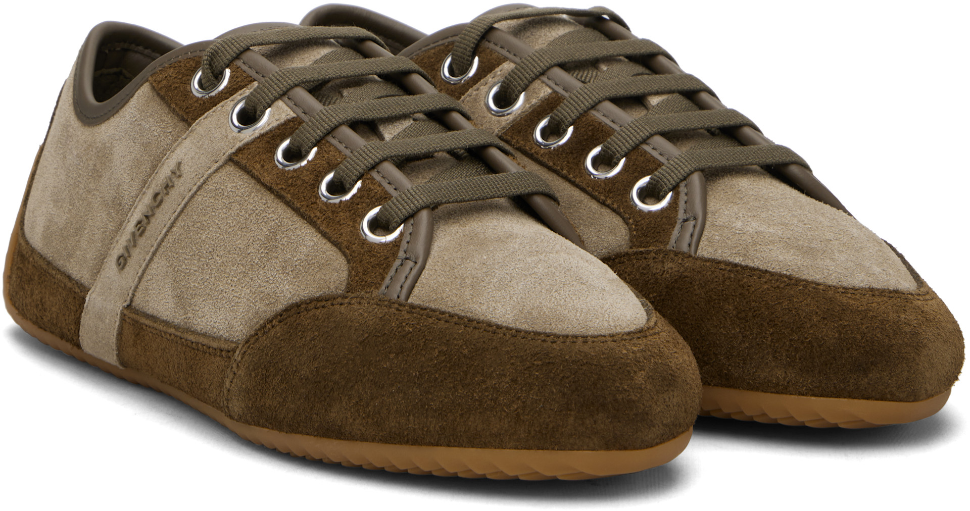 Givenchy - Baskets étroites brunes