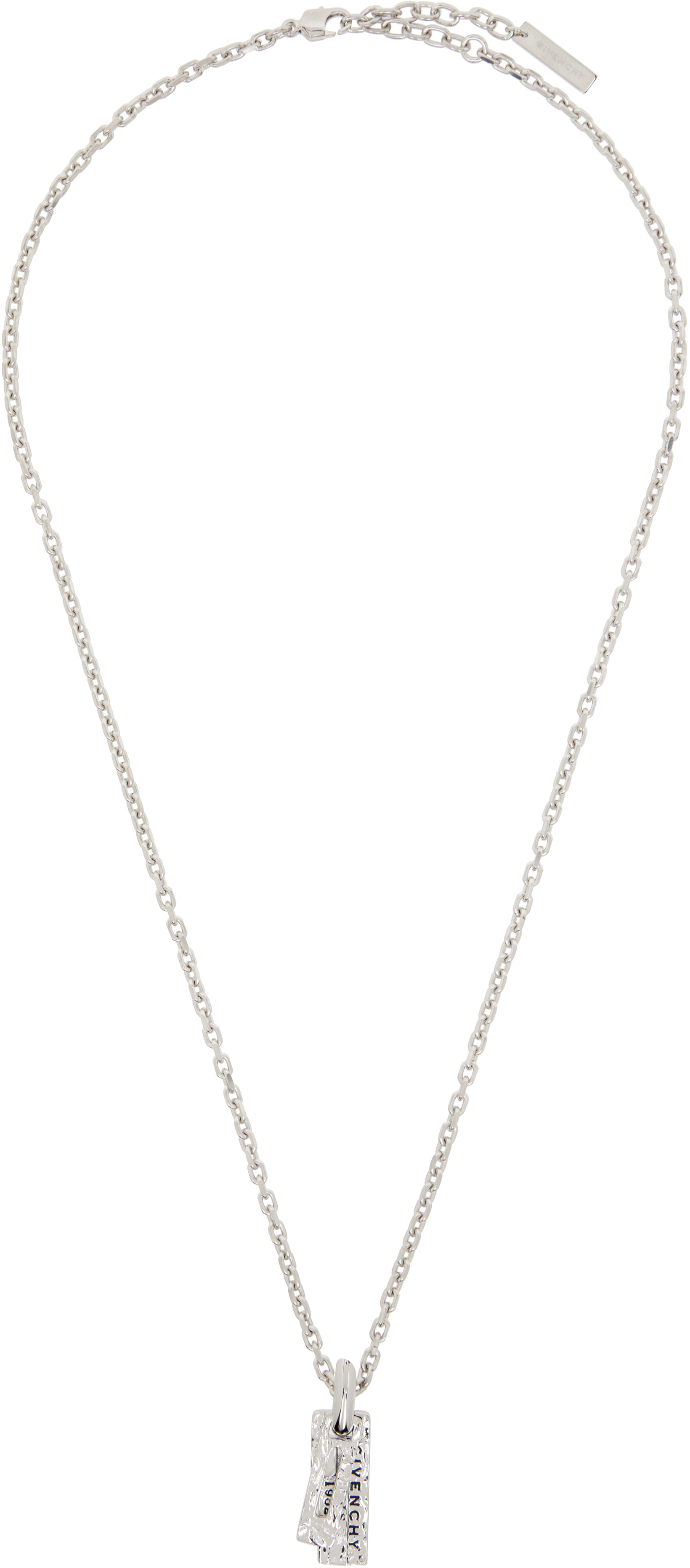 Givenchy - Collier à pendentif à logo - Tape