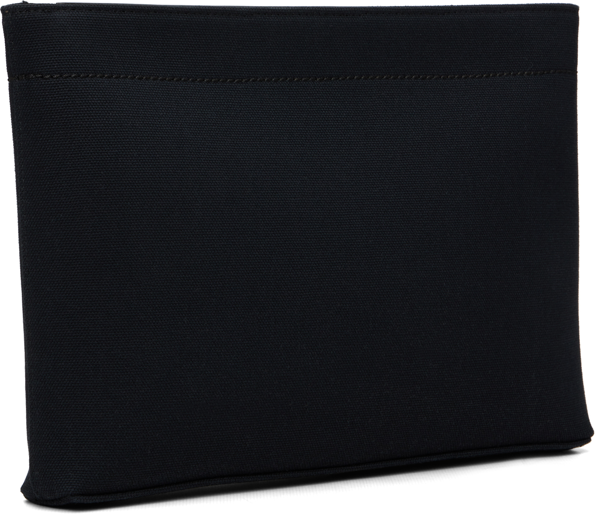 Givenchy - Pochette noire en canevas à logo