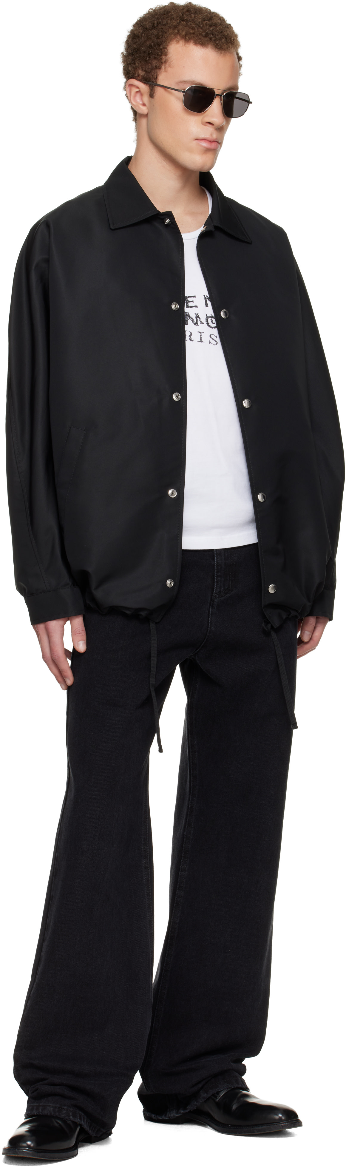 Givenchy: Black Coach Jacket | SSENSE
