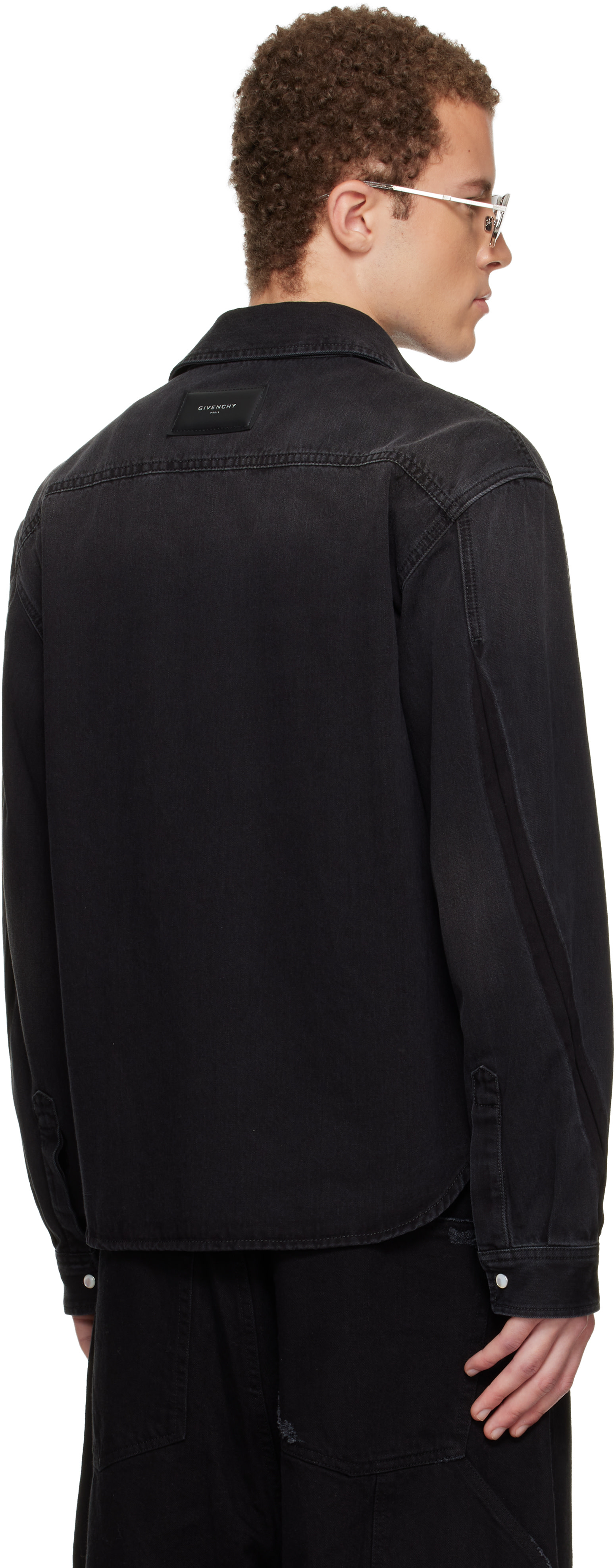 Givenchy - Chemise noire en denim