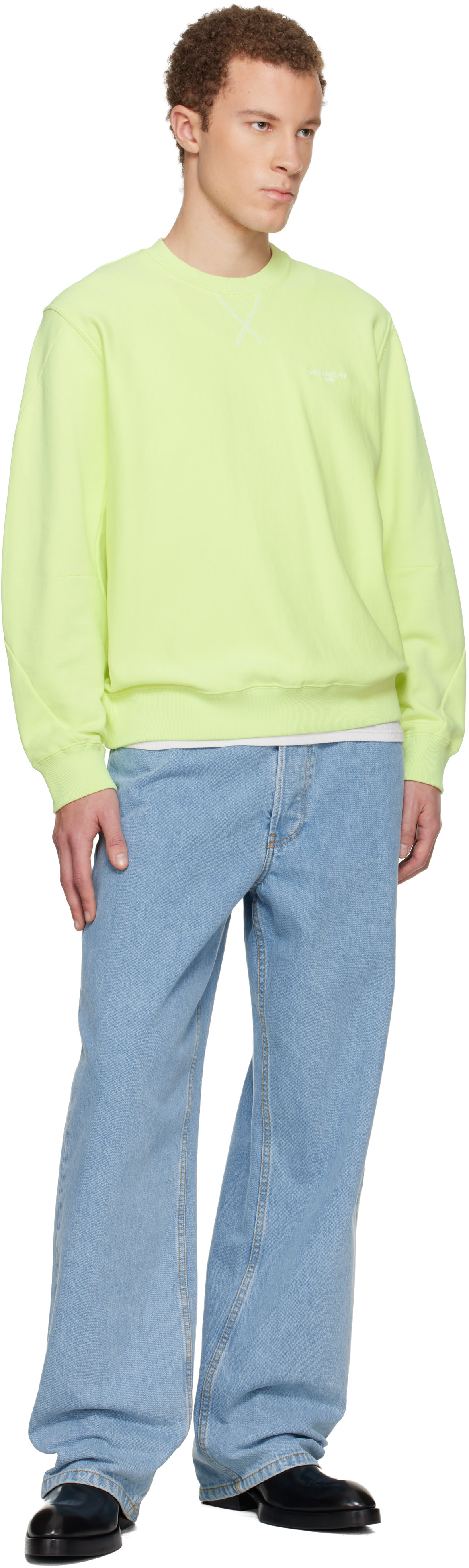 Givenchy - Pull molletonné vert