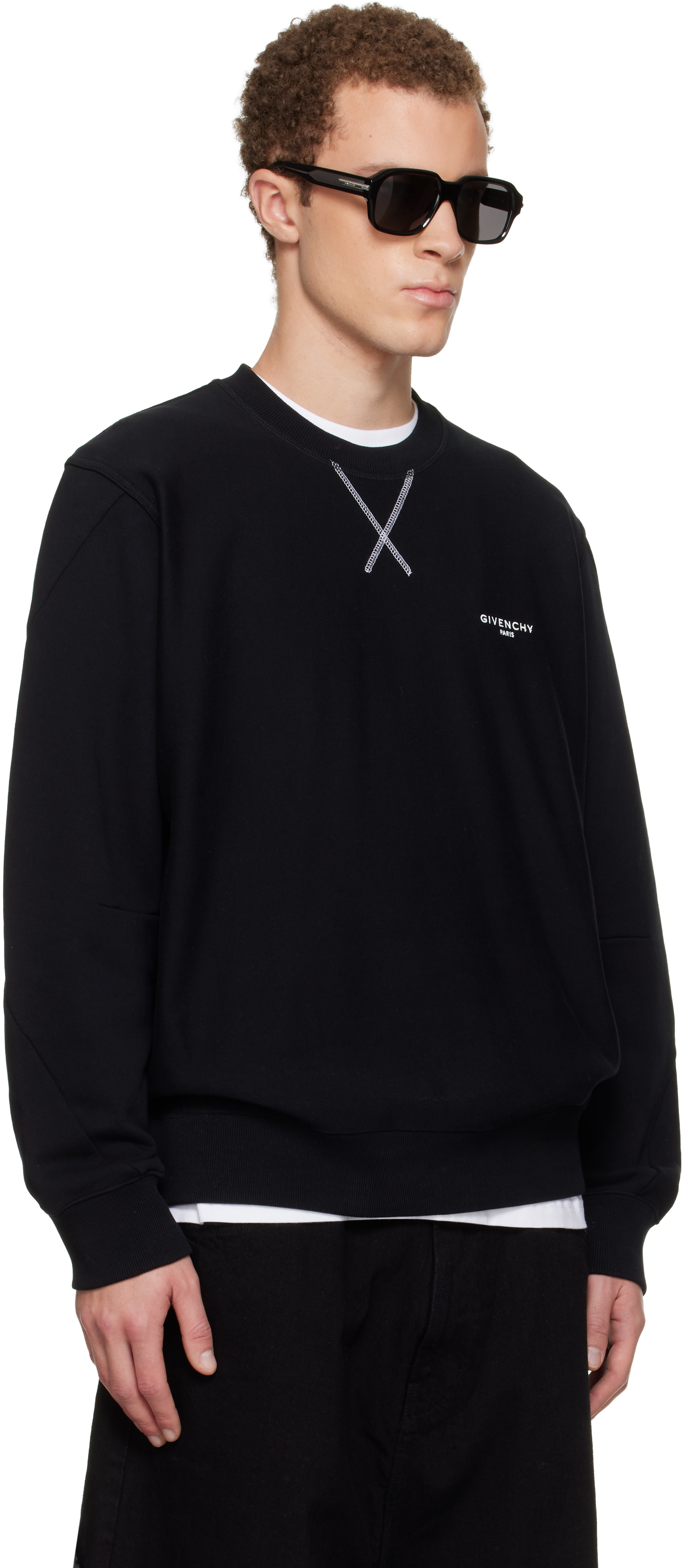 Givenchy - Pull molletonné noir