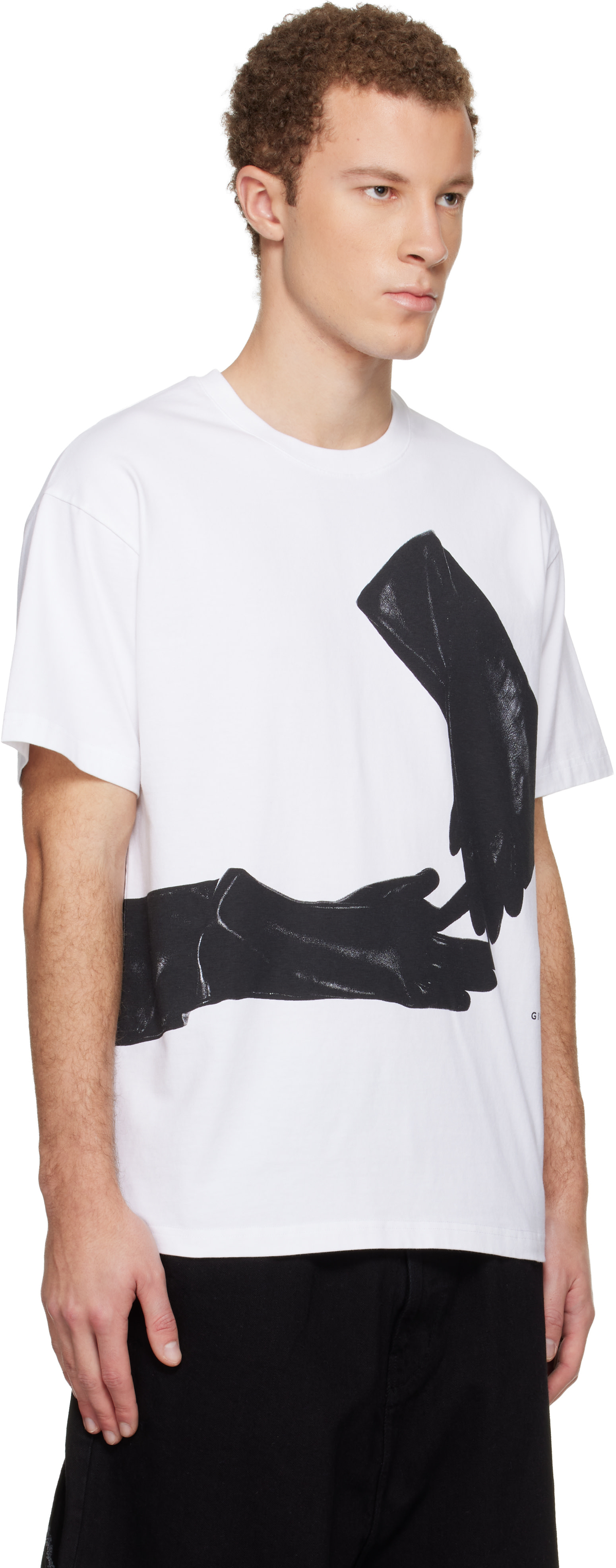 Givenchy: ホワイト Surrealism プリントTシャツ | SSENSE 日本