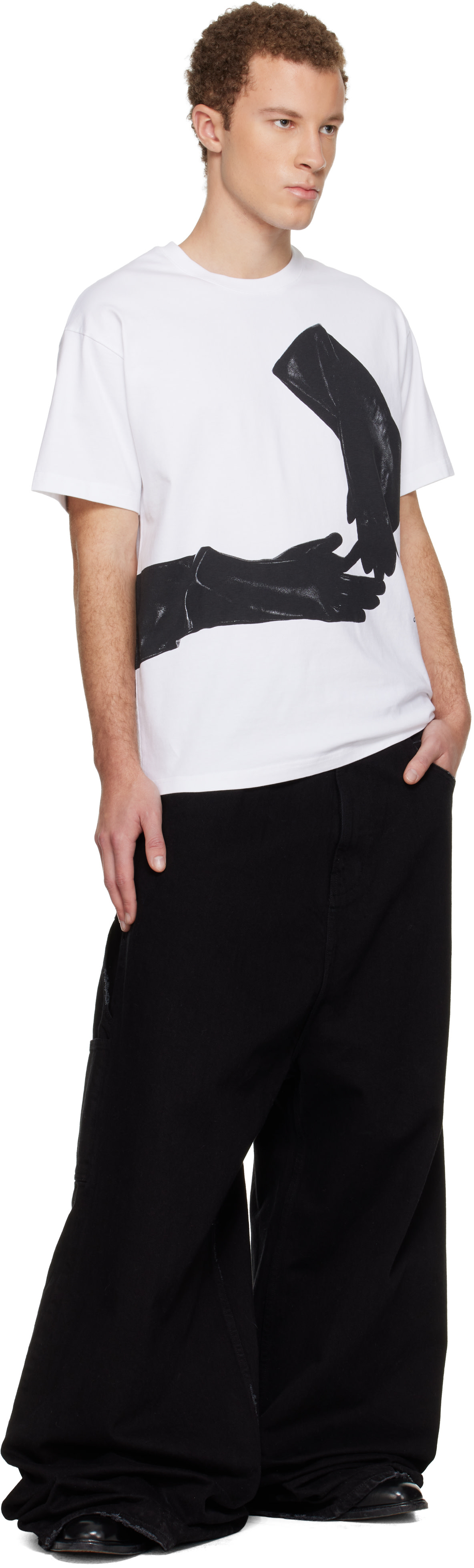 Givenchy: White Surrealism Print T-shirt | SSENSE
