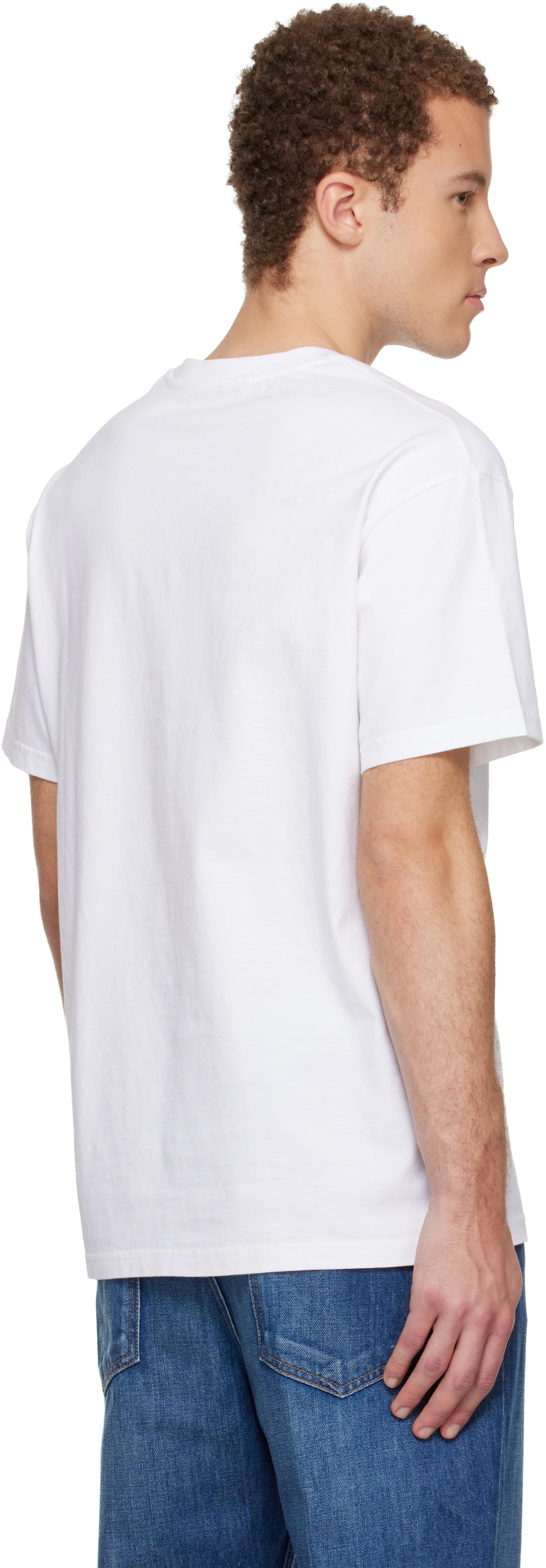 Givenchy - T-shirt blanc à coupe classique