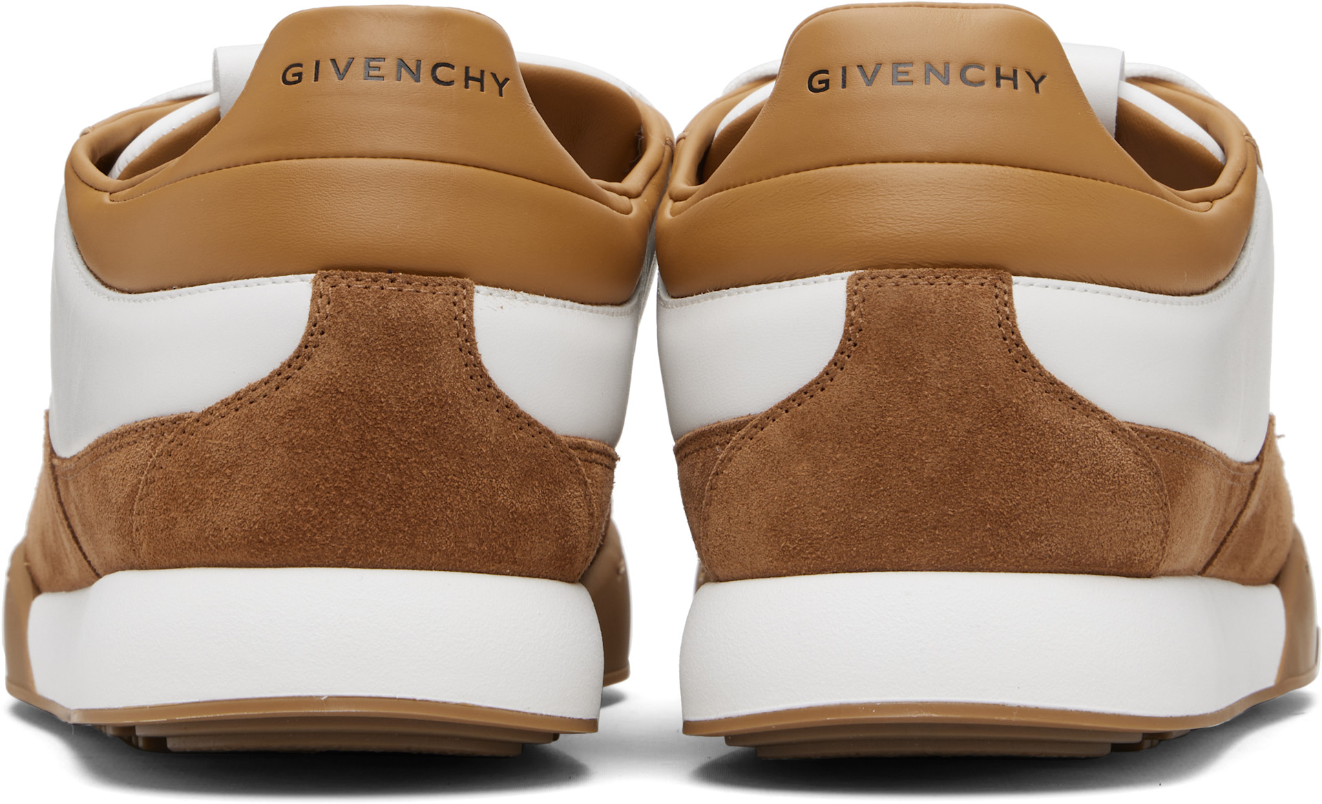 Givenchy - 화이트 & 탠 야드 스니커즈