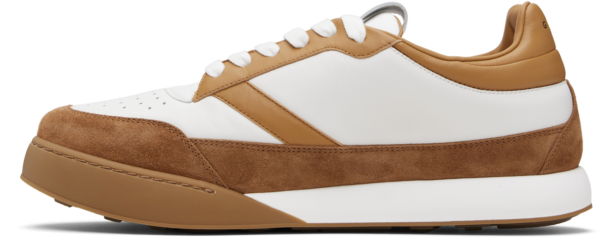 Givenchy - Baskets Yard blanc et brun clair