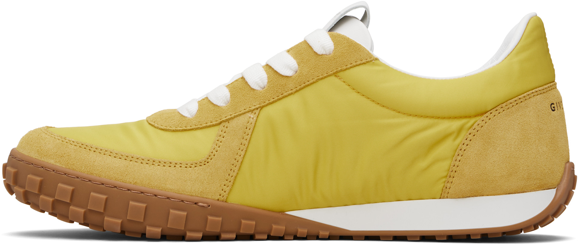 Givenchy - Baskets de course Glide jaunes