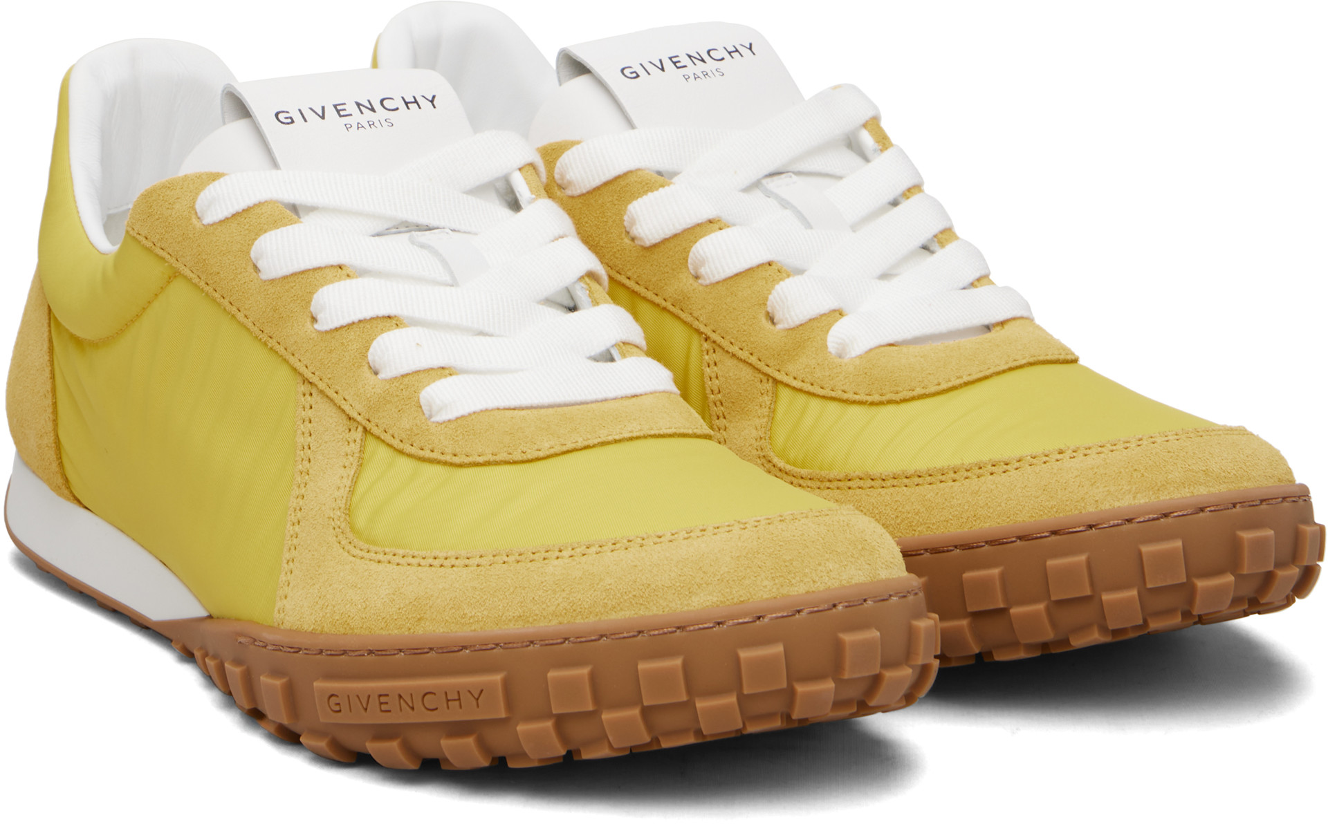 Givenchy - Baskets de course Glide jaunes