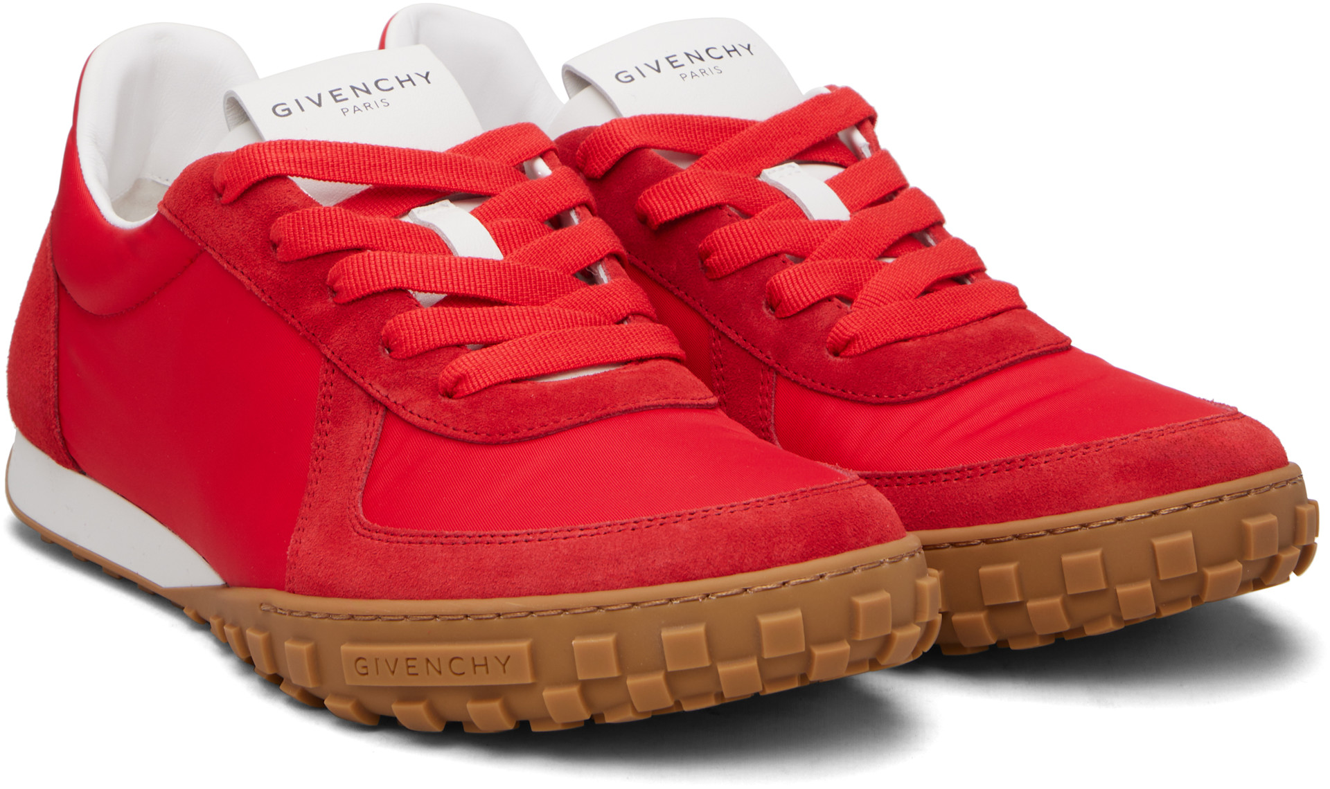 Givenchy - Baskets de course Glide rouges