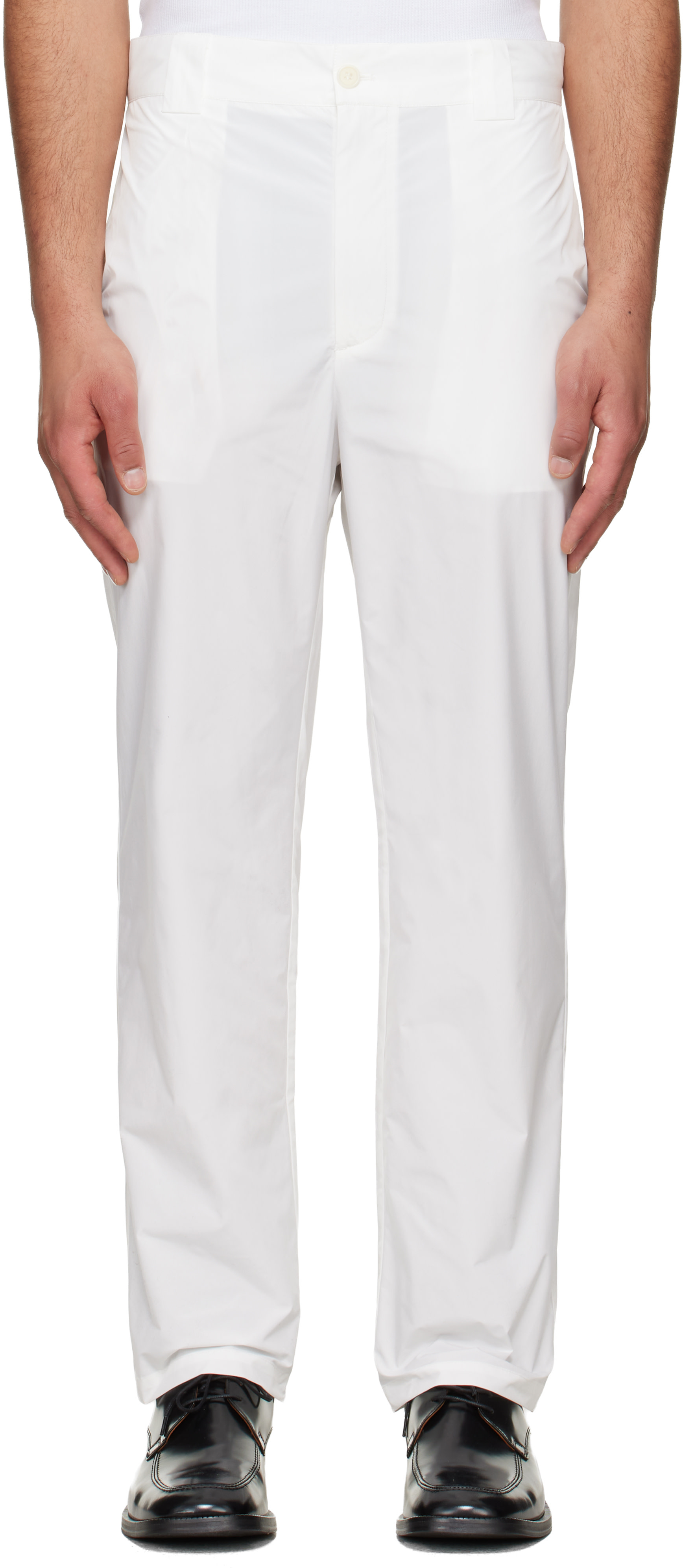 LII - Pantalon droit ajusté Active blanc
