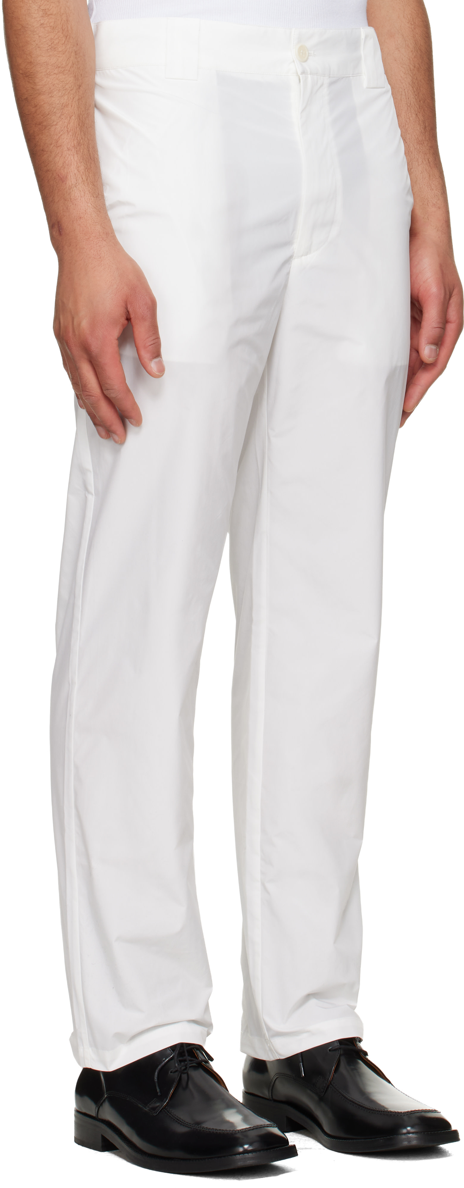 LII - Pantalon droit ajusté Active blanc