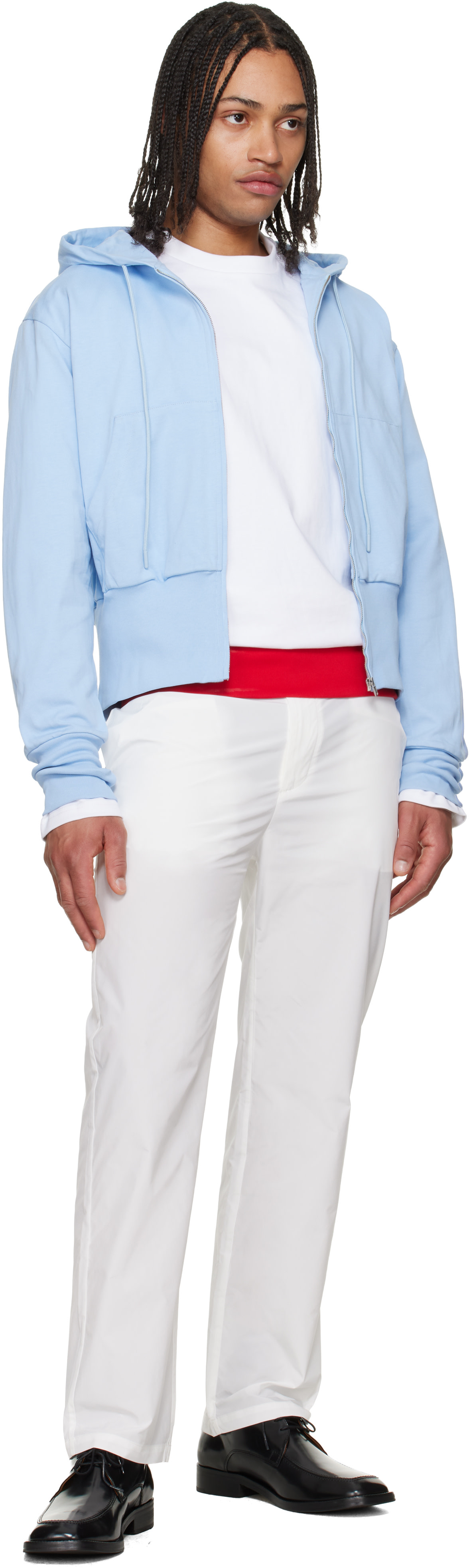 LII - Pantalon droit ajusté Active blanc