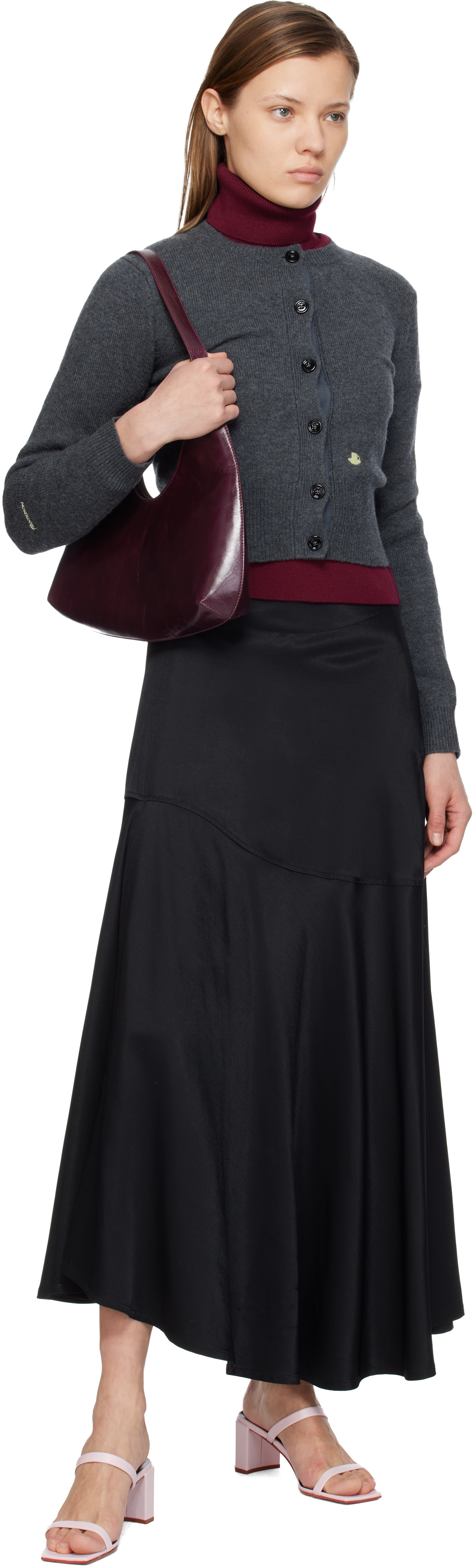 BY FAR - Sac Amber mauve