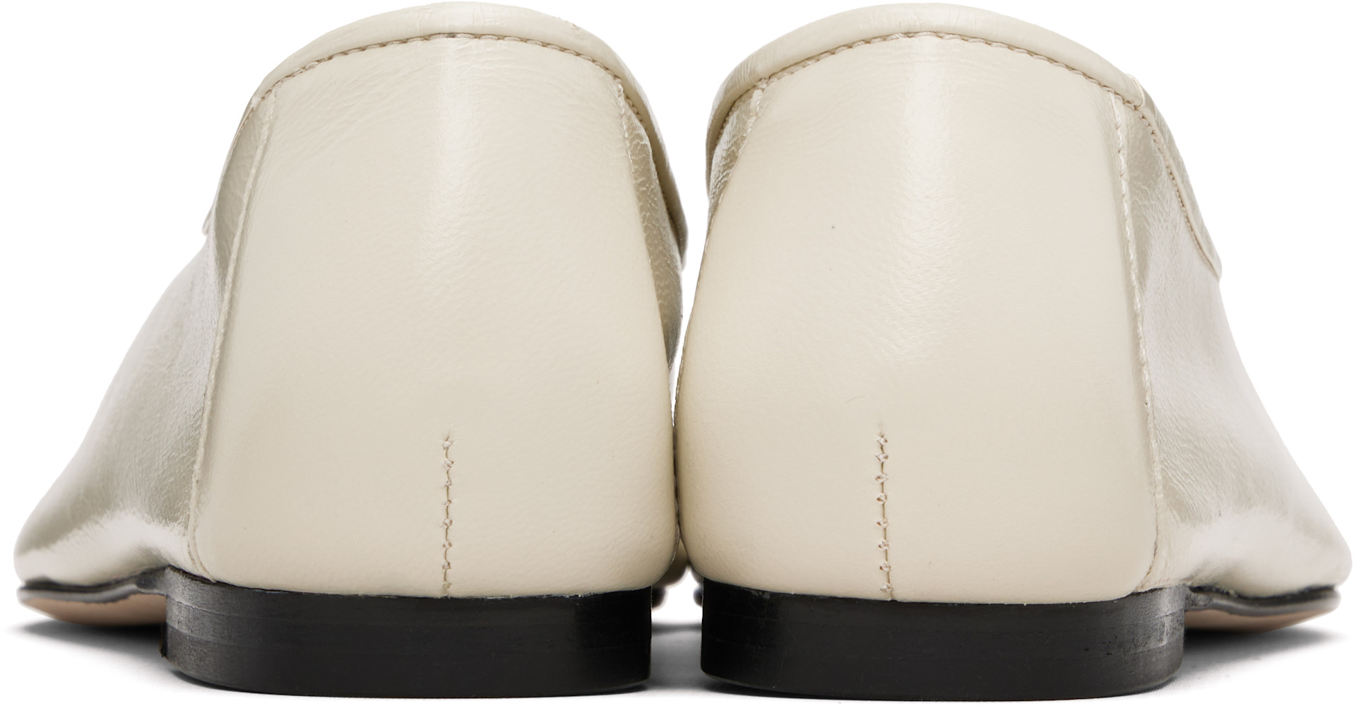 BY FAR - Ballerines Prudence blanc cassé